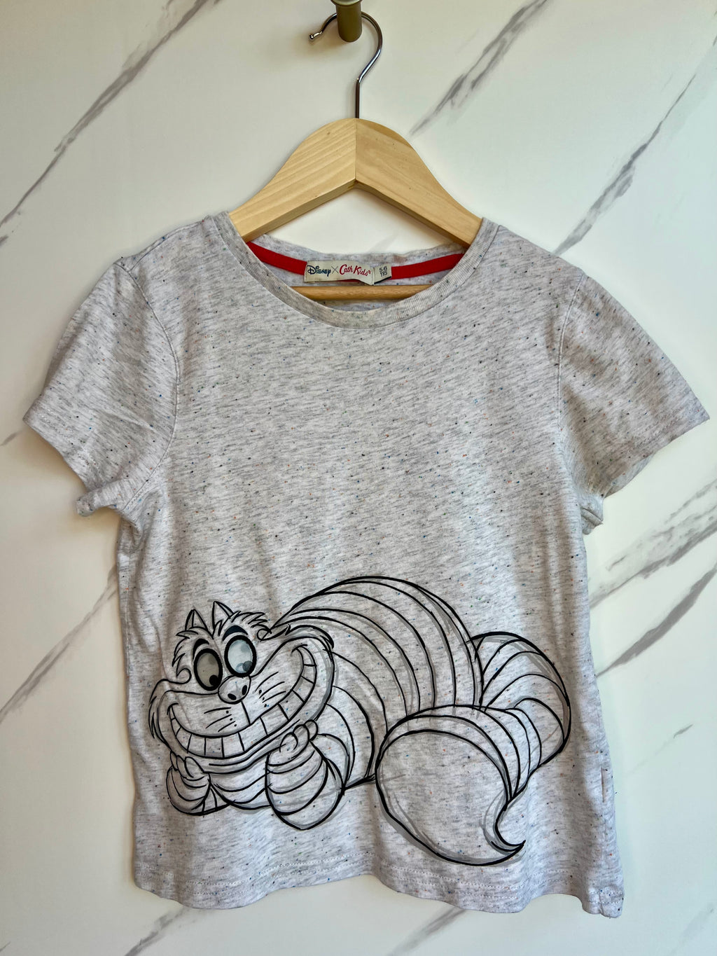 Cath Kidston x Disney Grey Cheshire Cat T-shirt Age 5-6 Years