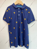 Boden Blue Mini Giraffe Polo Shirt Age 9-10 Years