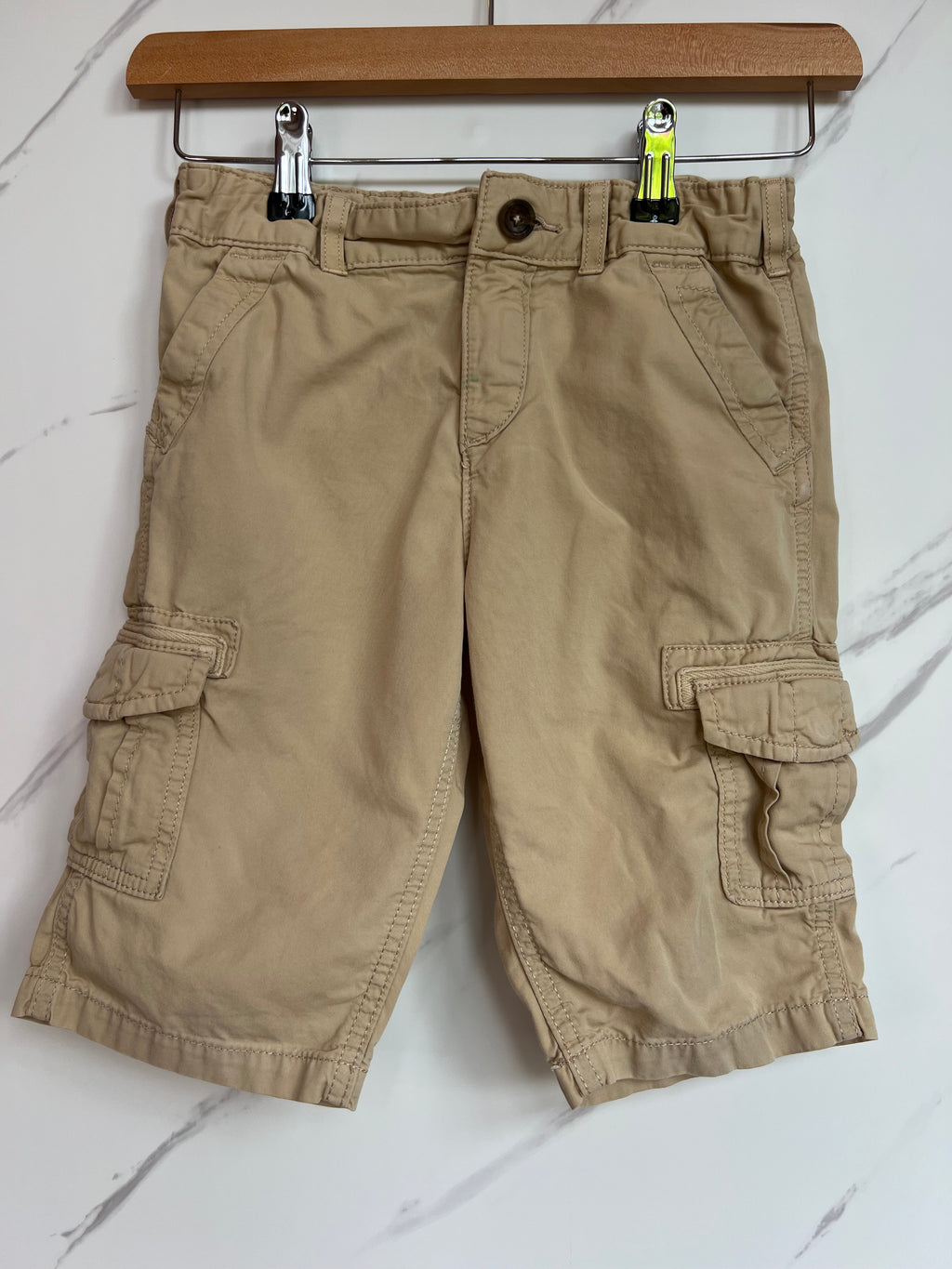 M&S Stone Cargo Shorts Age 6-7 Years