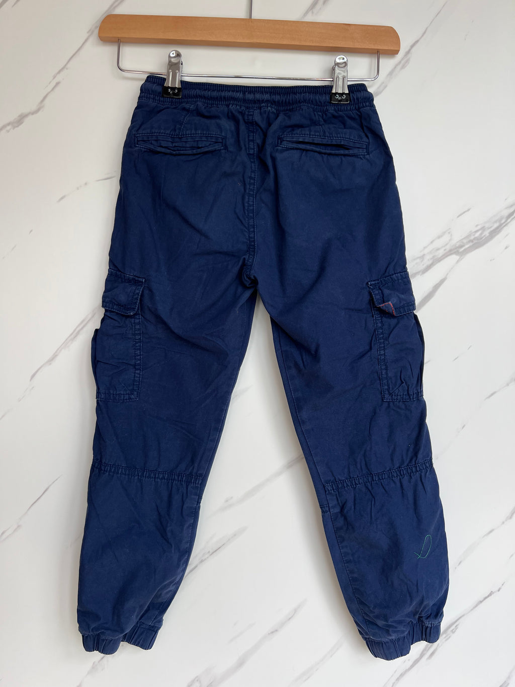 Boden Blue Lined Cargo Trousers Age 6 Years