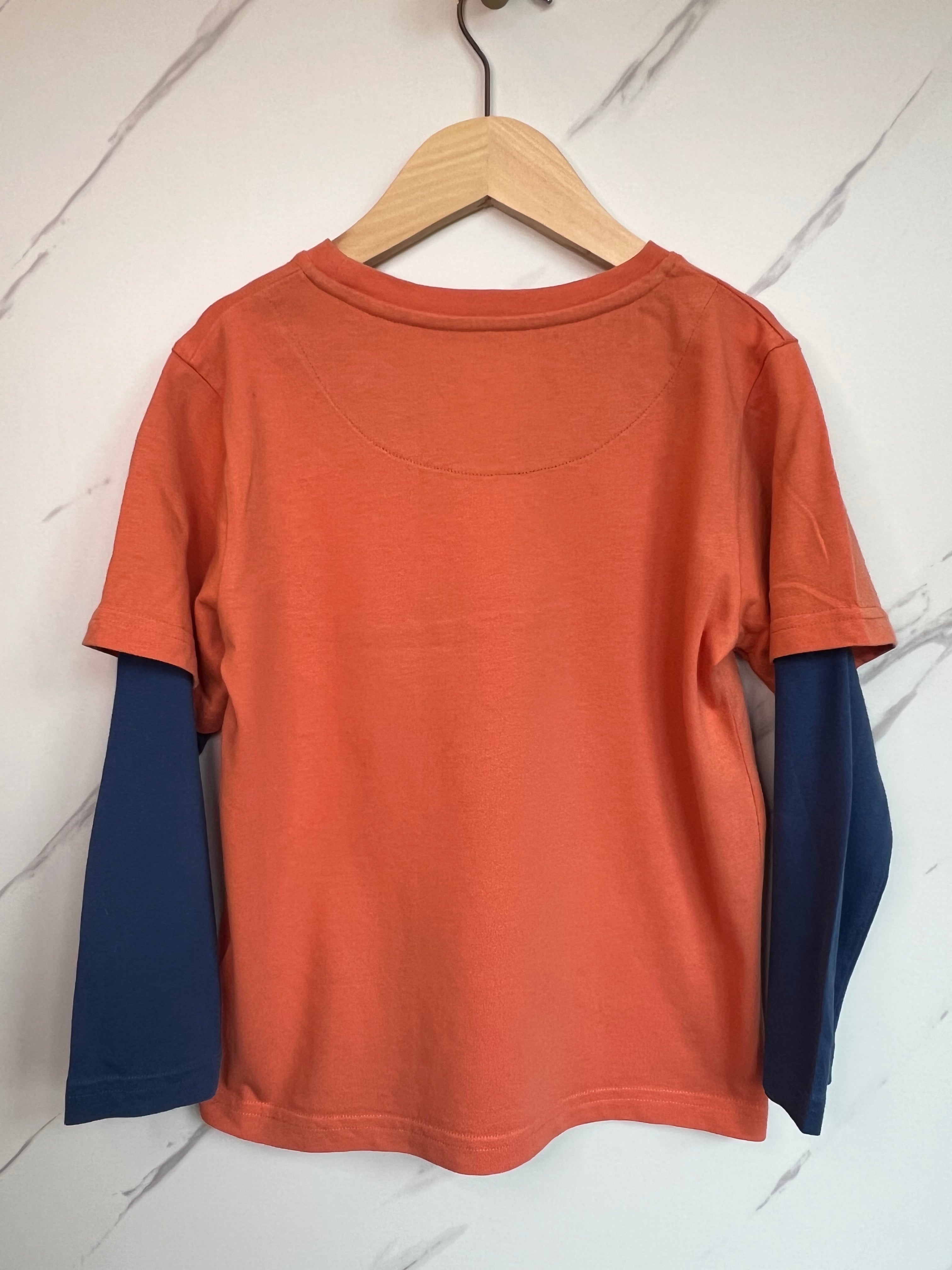 Kite Orange Ski Wolf Long-Sleeved Top Age 7 Years