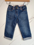 Boden Dark Blue Cropped Jeans Age 7-8 Years