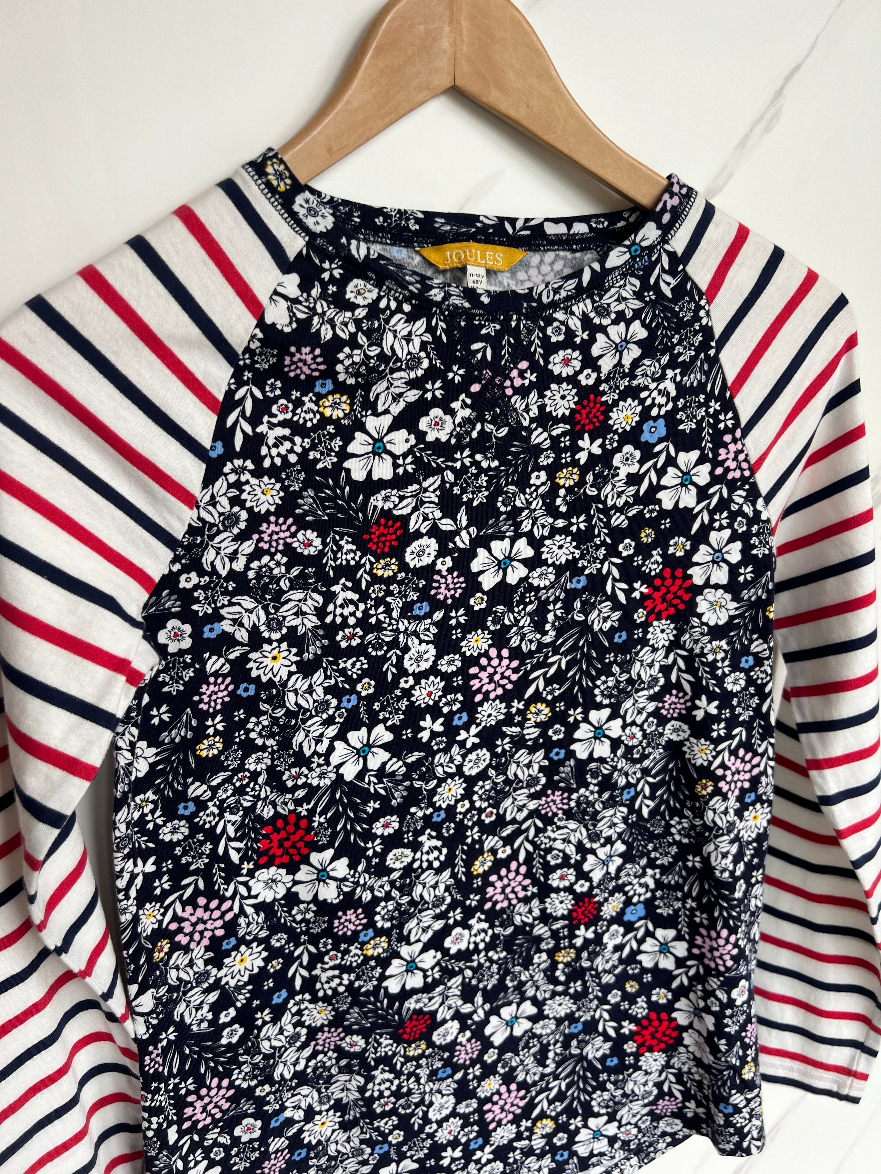 Joules Floral Long-Sleeved Top Age 11-12 Years