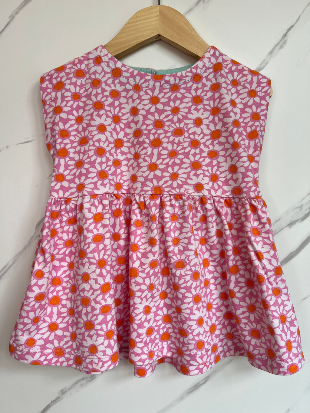 Boden Pink Daisies Tunic Top Age 11-12 Years