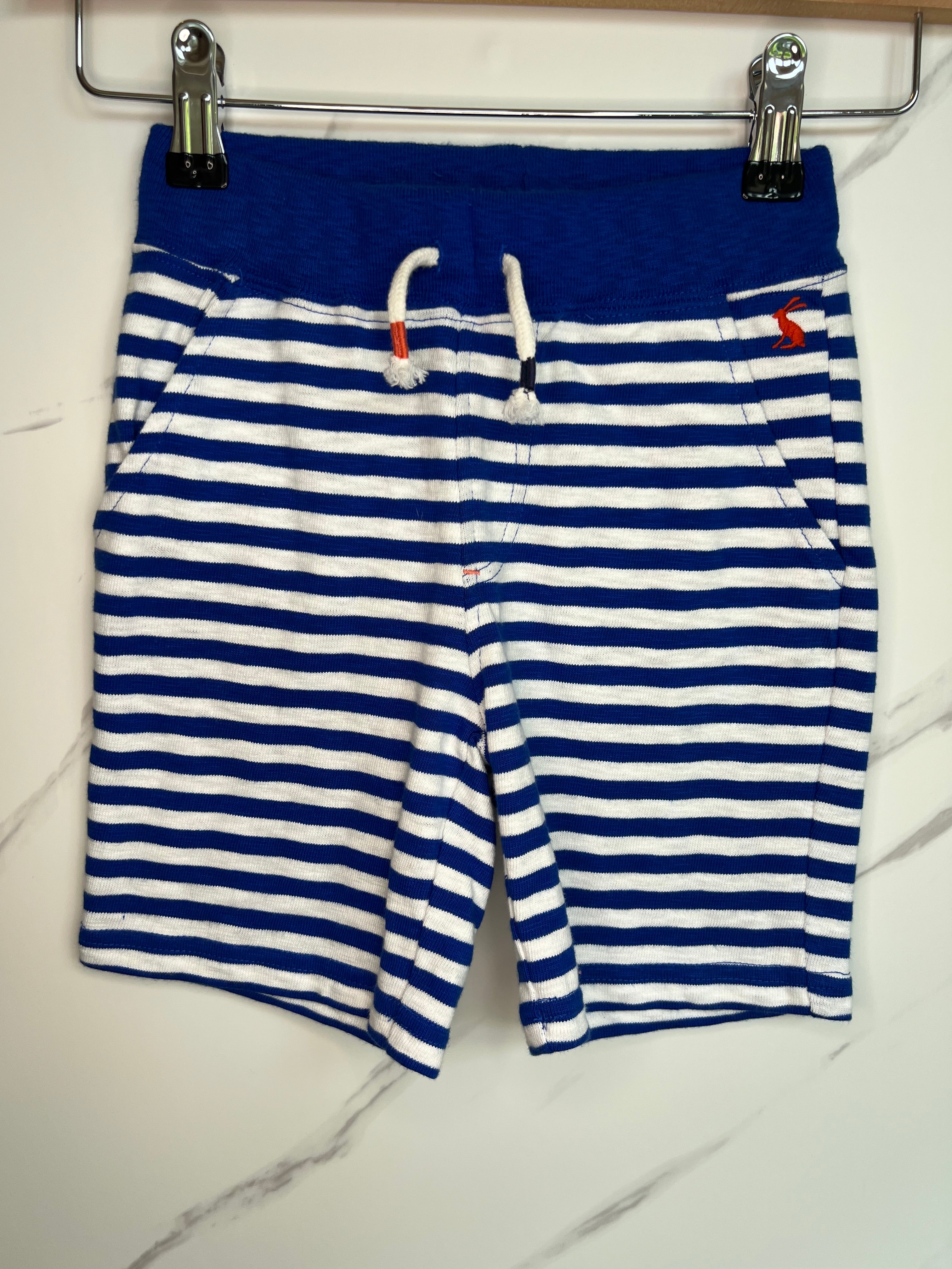 Joules Striped Jersey Shorts Age 6-7 Years