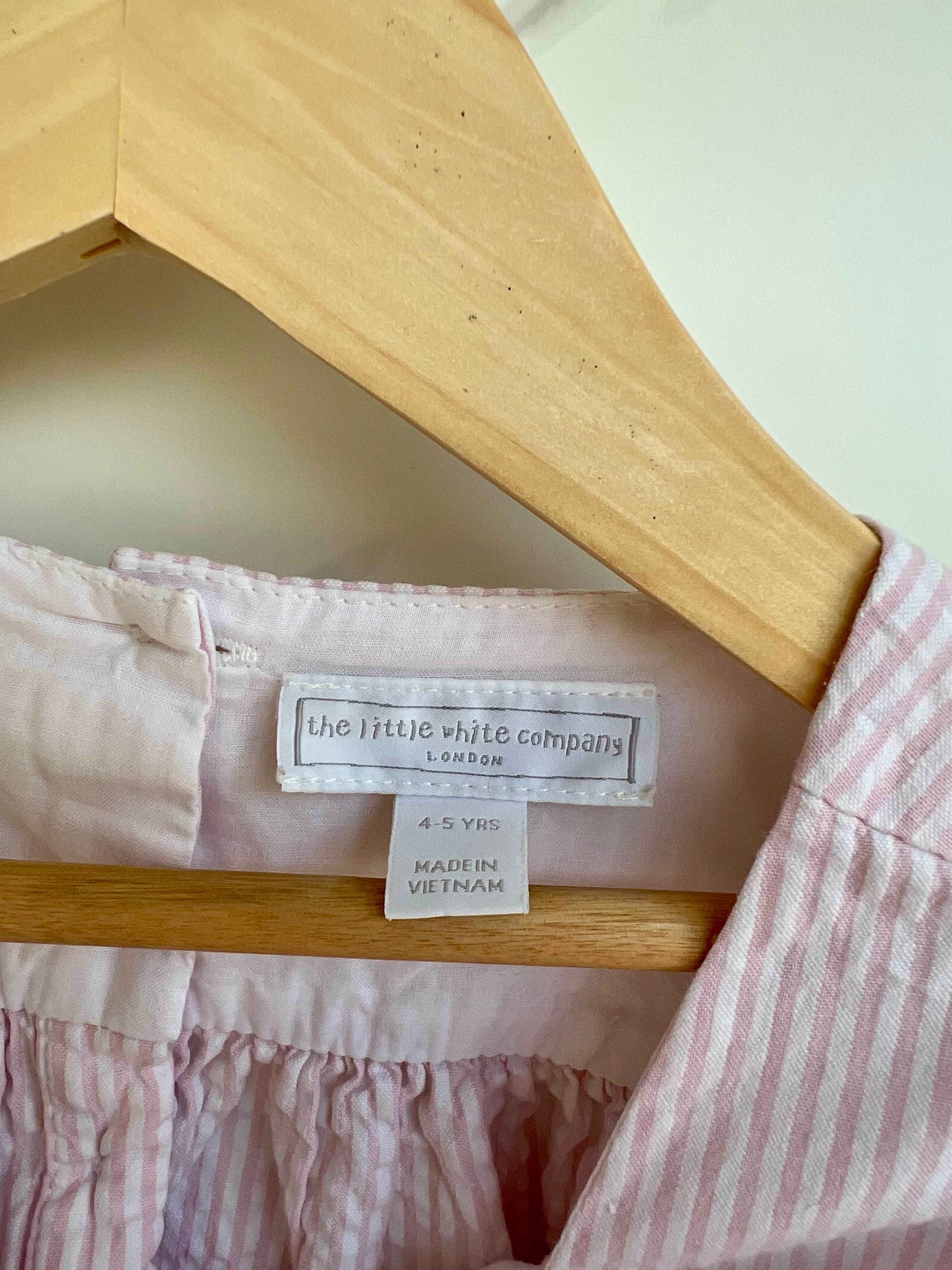Little White Company Pink Occasion Dress Age 4-5 Years