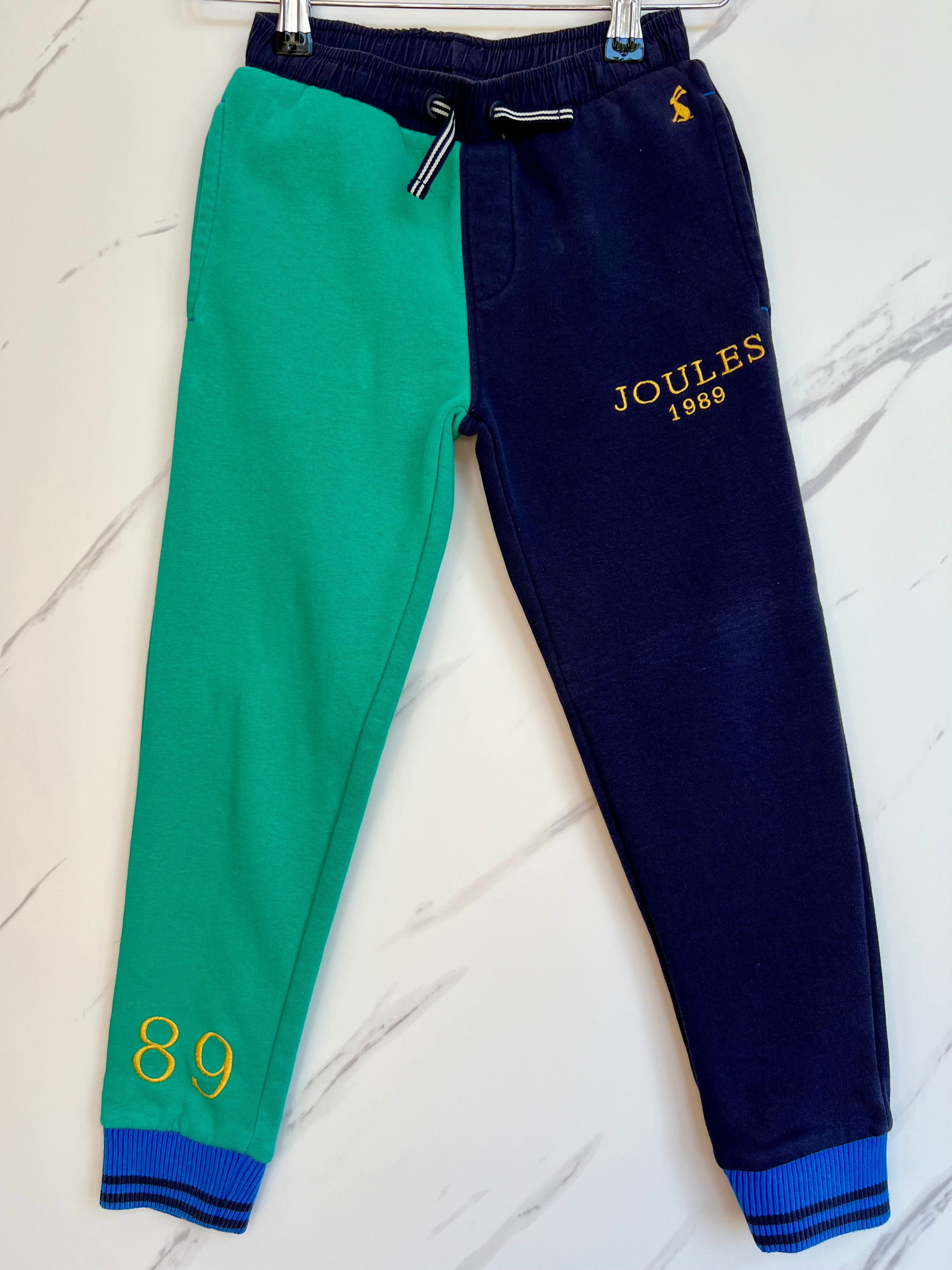 Joules Navy & Green Joggers Age 5-6 Years