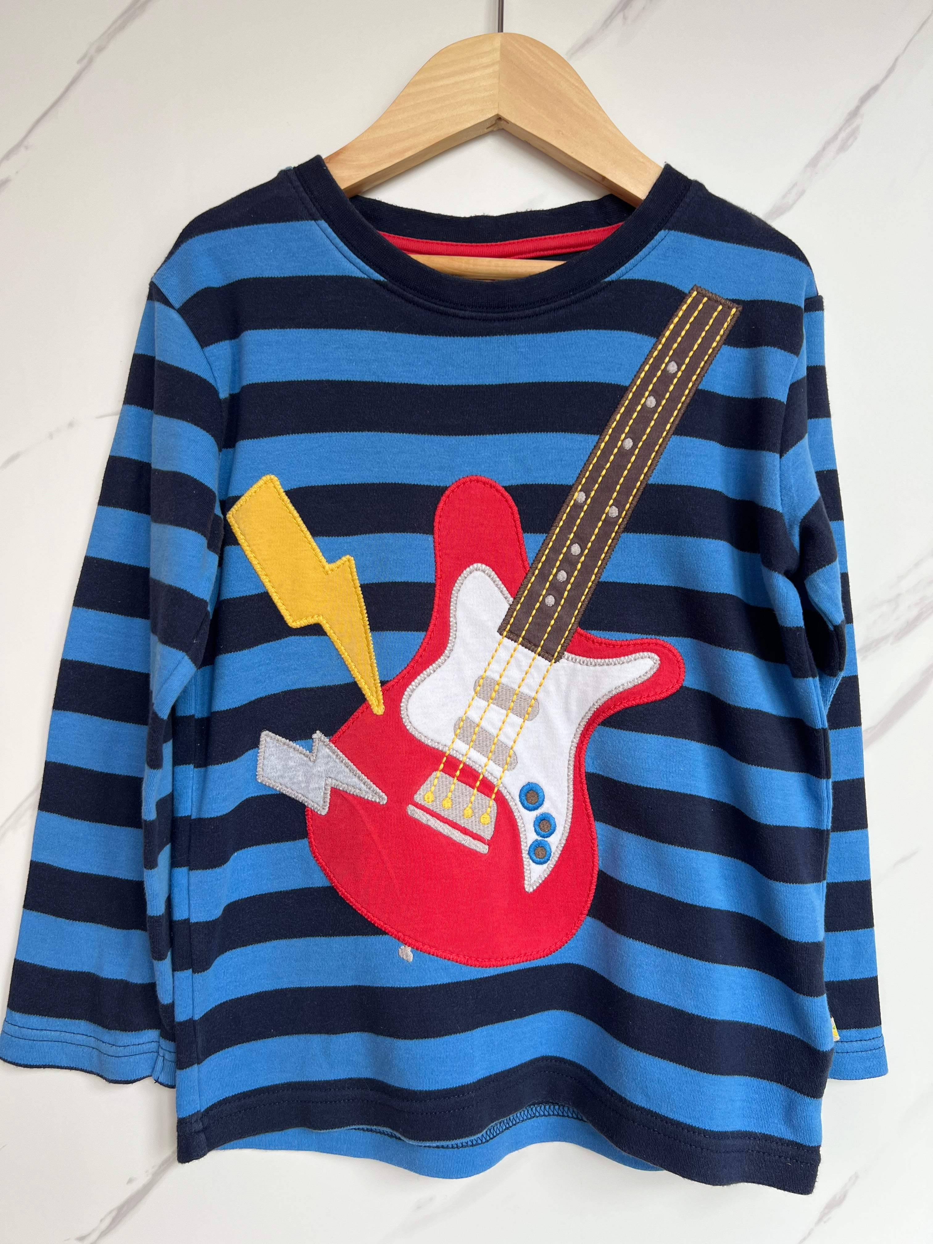 Frugi Electric Guitar Long-Sleeved Top Age 5-6 Years