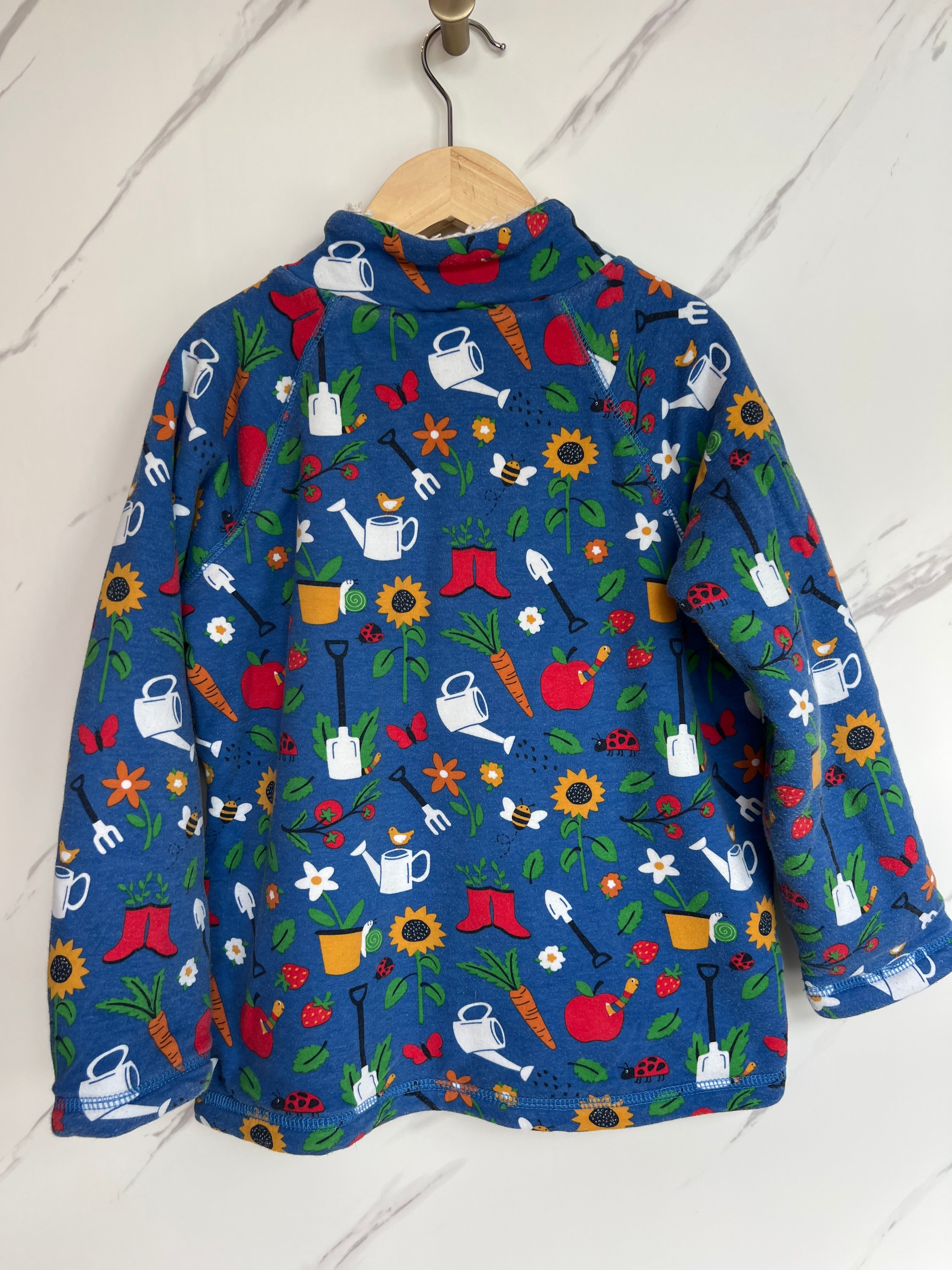Frugi Blue National Trust Snuggle Fleece Age 6-7 Years
