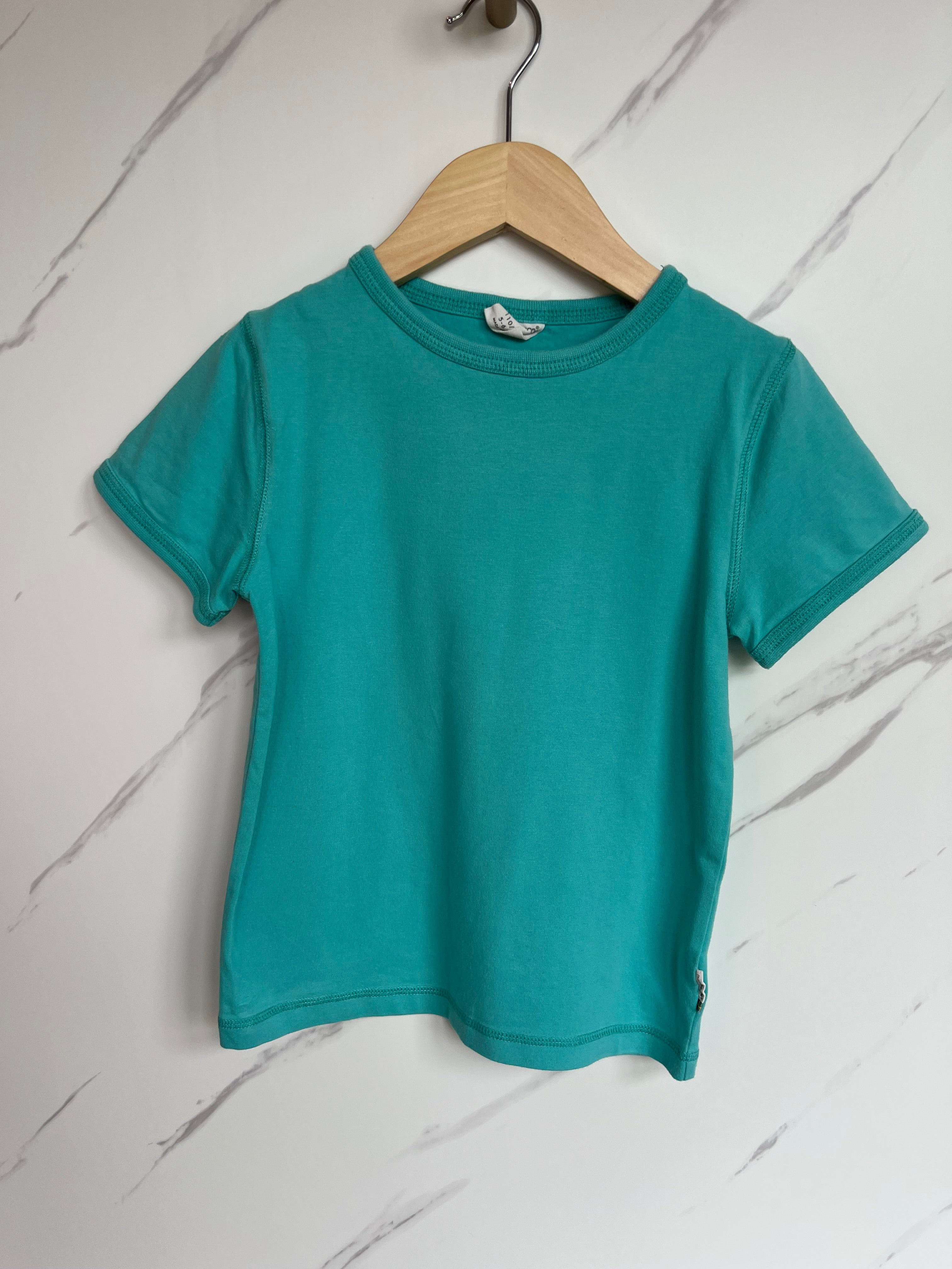 Maxomorra Turquoise T-Shirt Age 5-6 Years