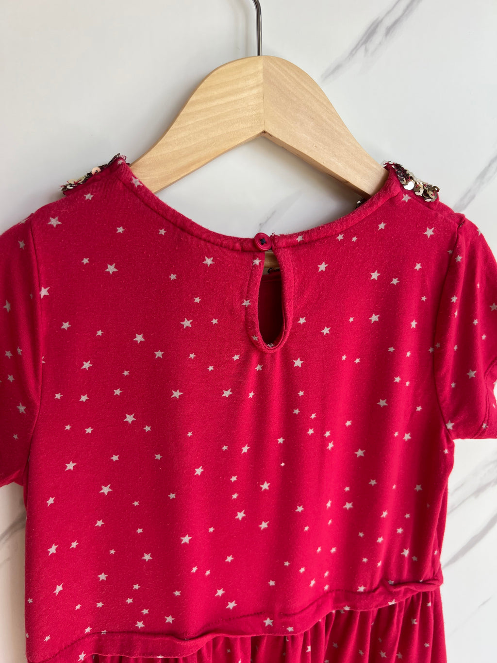 Boden Sequinned Collar Dress Age 5-6 Years