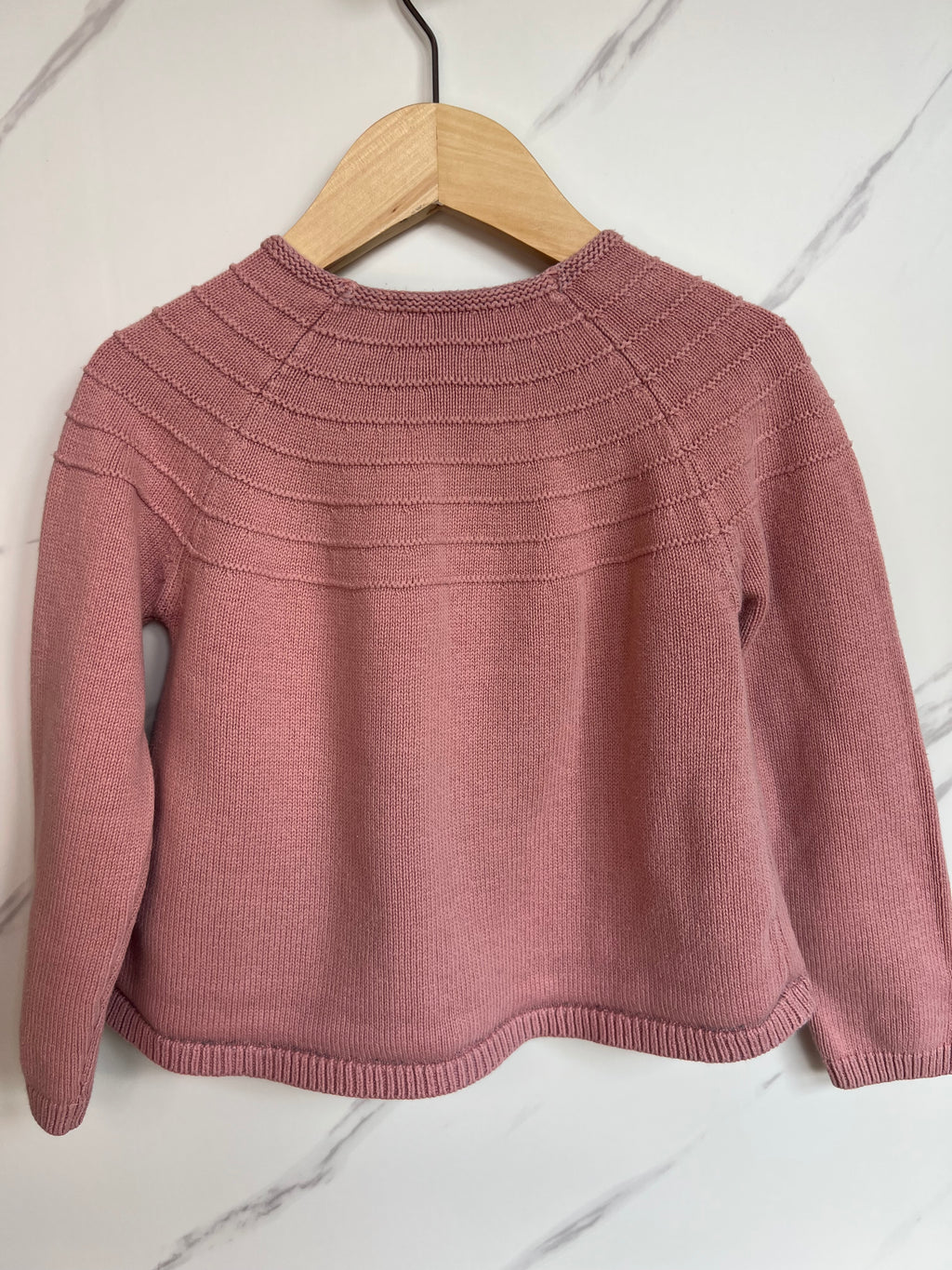 M&S Dusky Pink Cardigan Age 4-5 Years