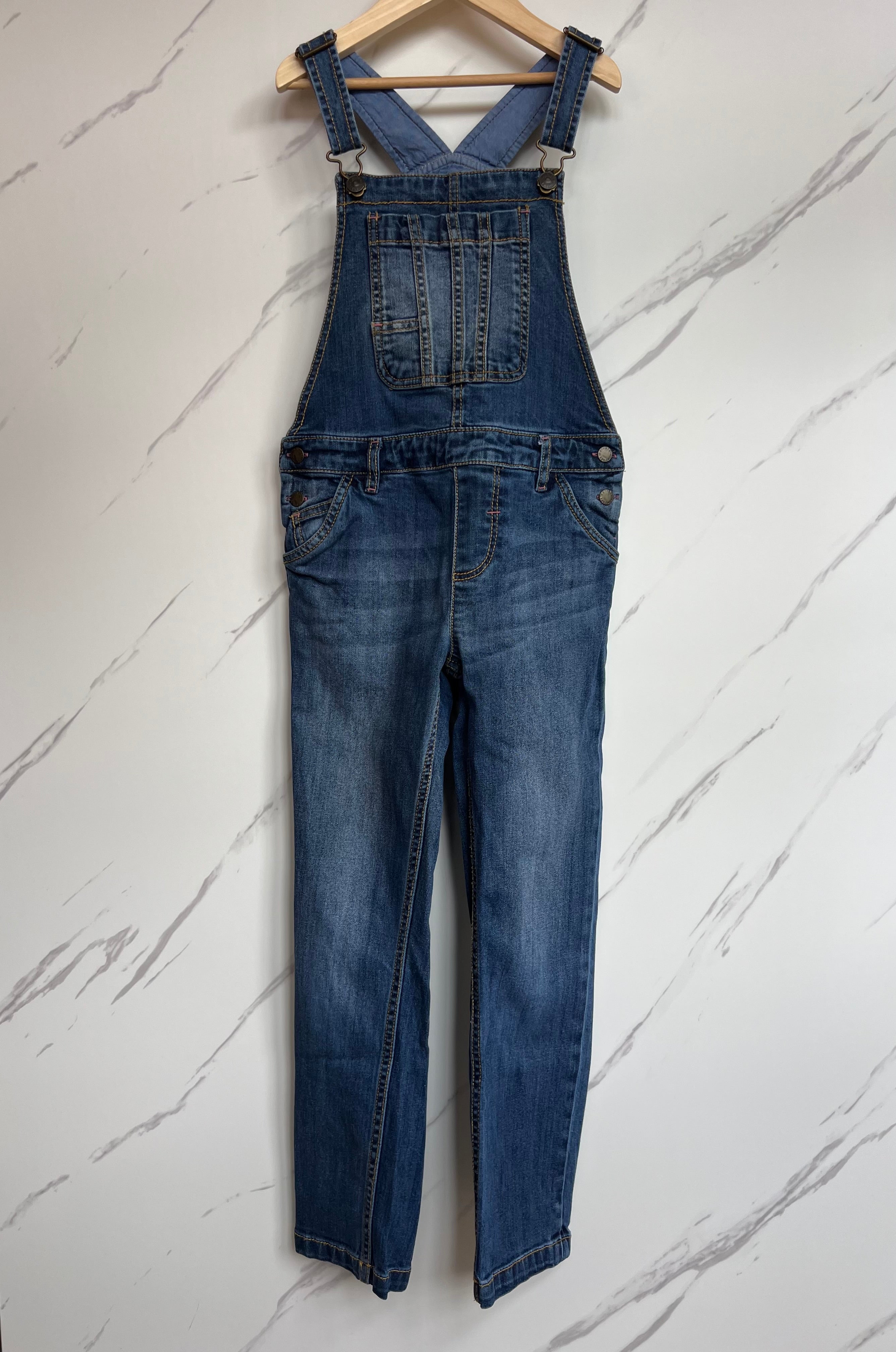 Fatface Denim Dungarees Age 8 Years