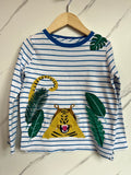 Joules Blue Striped Peepo Tiger Long-Sleeved Top Age 6 Years