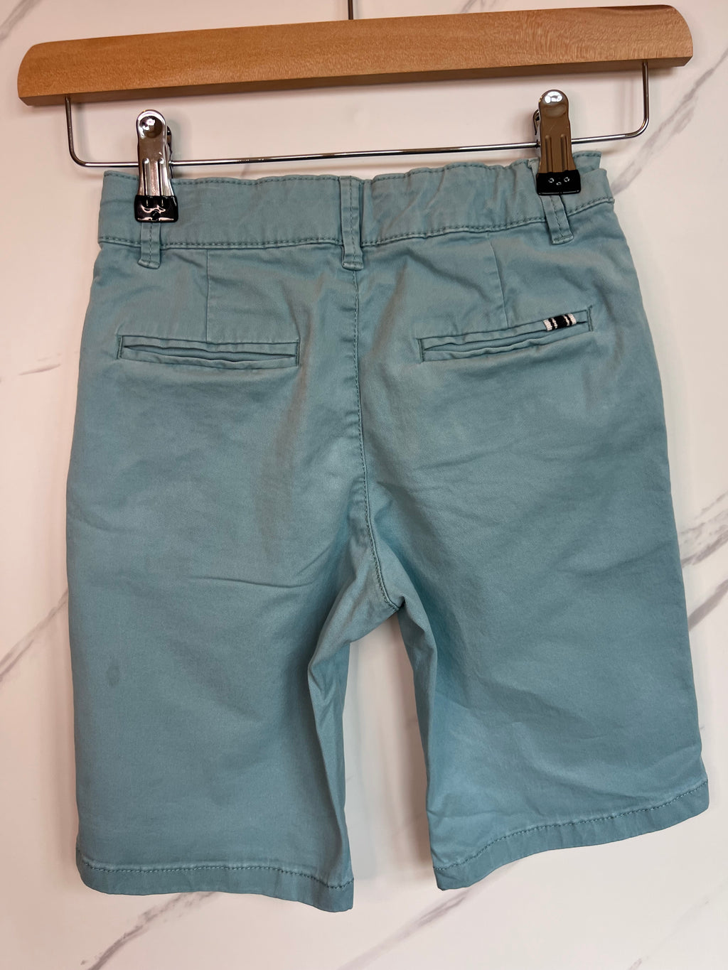 M&S Green Shorts Age 7-8 Years