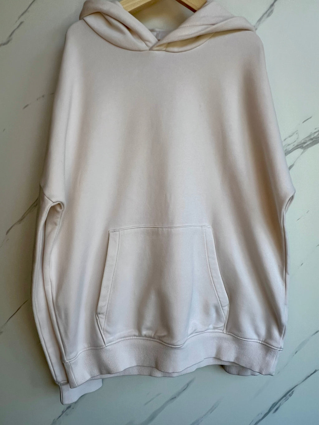 M&S Cream Coloured Hooded Sweatshirt Age 10-11 Years