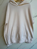 M&S Cream Coloured Hooded Sweatshirt Age 10-11 Years