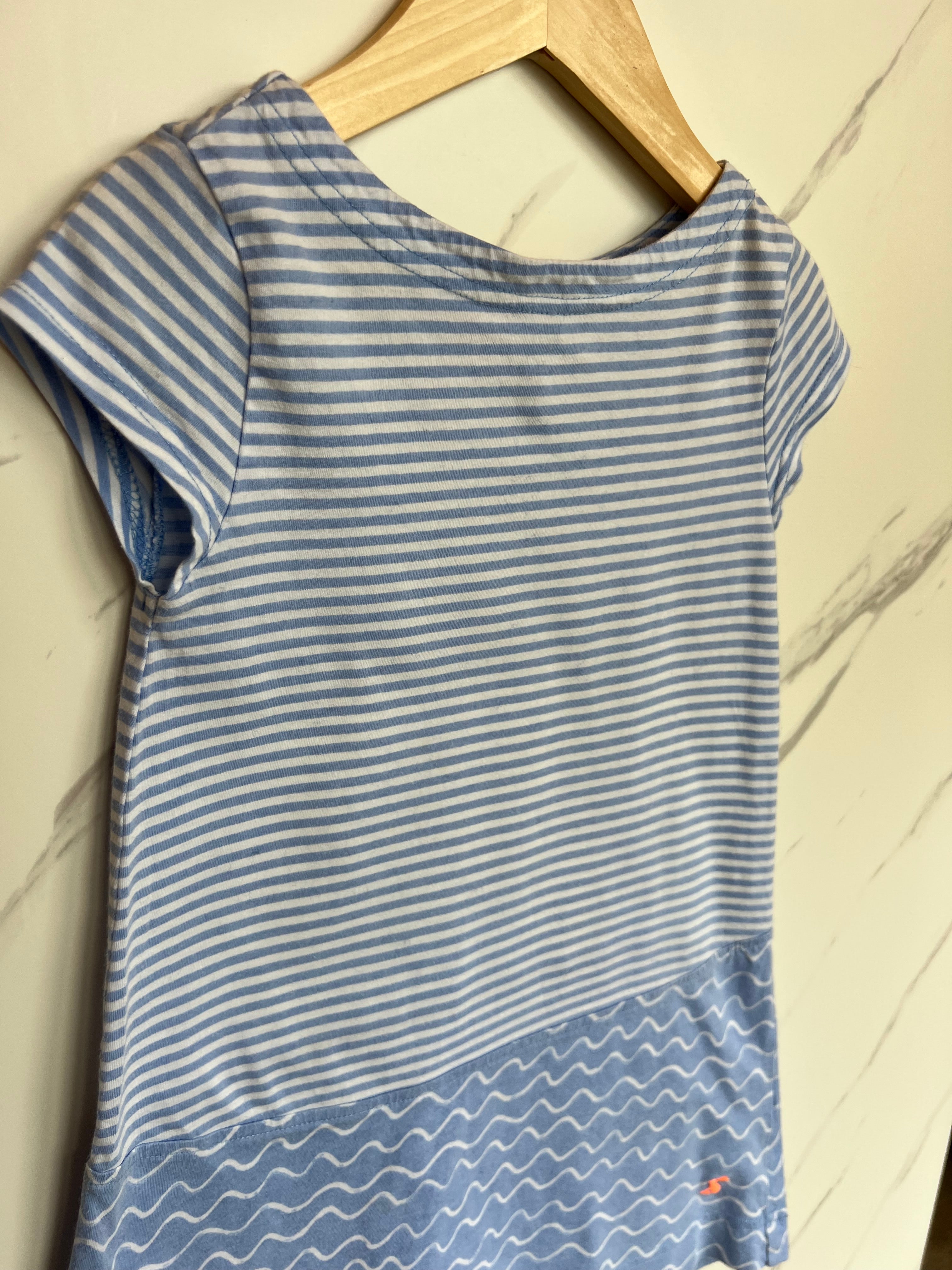 Joules Blue Waves Tunic Dress Age 5-6 Years