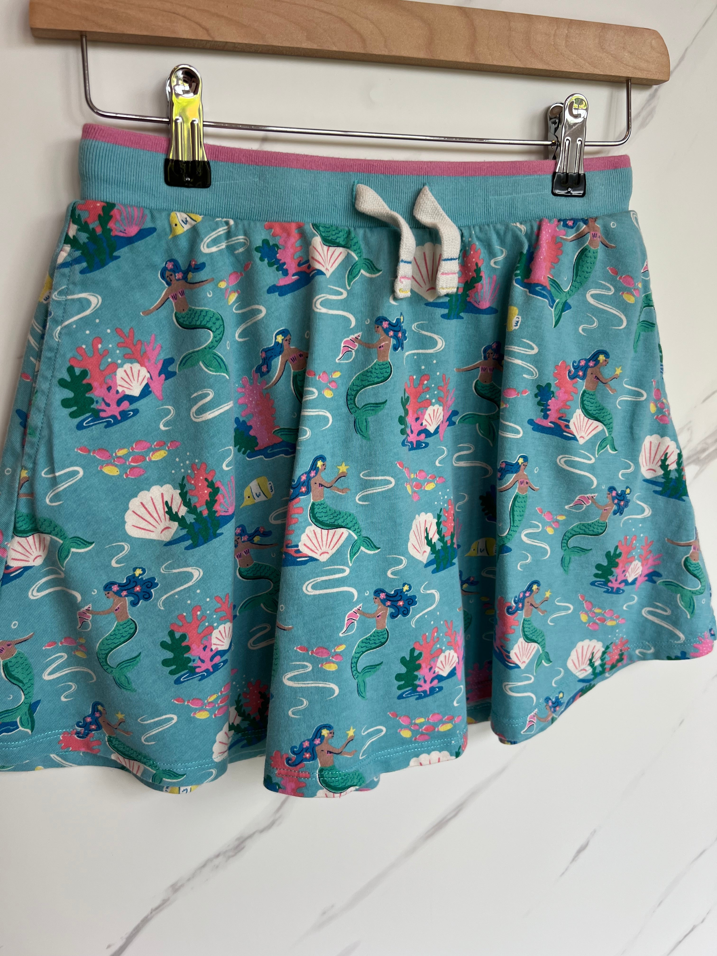 Boden Blue Shells Skort Age 13-14 Years