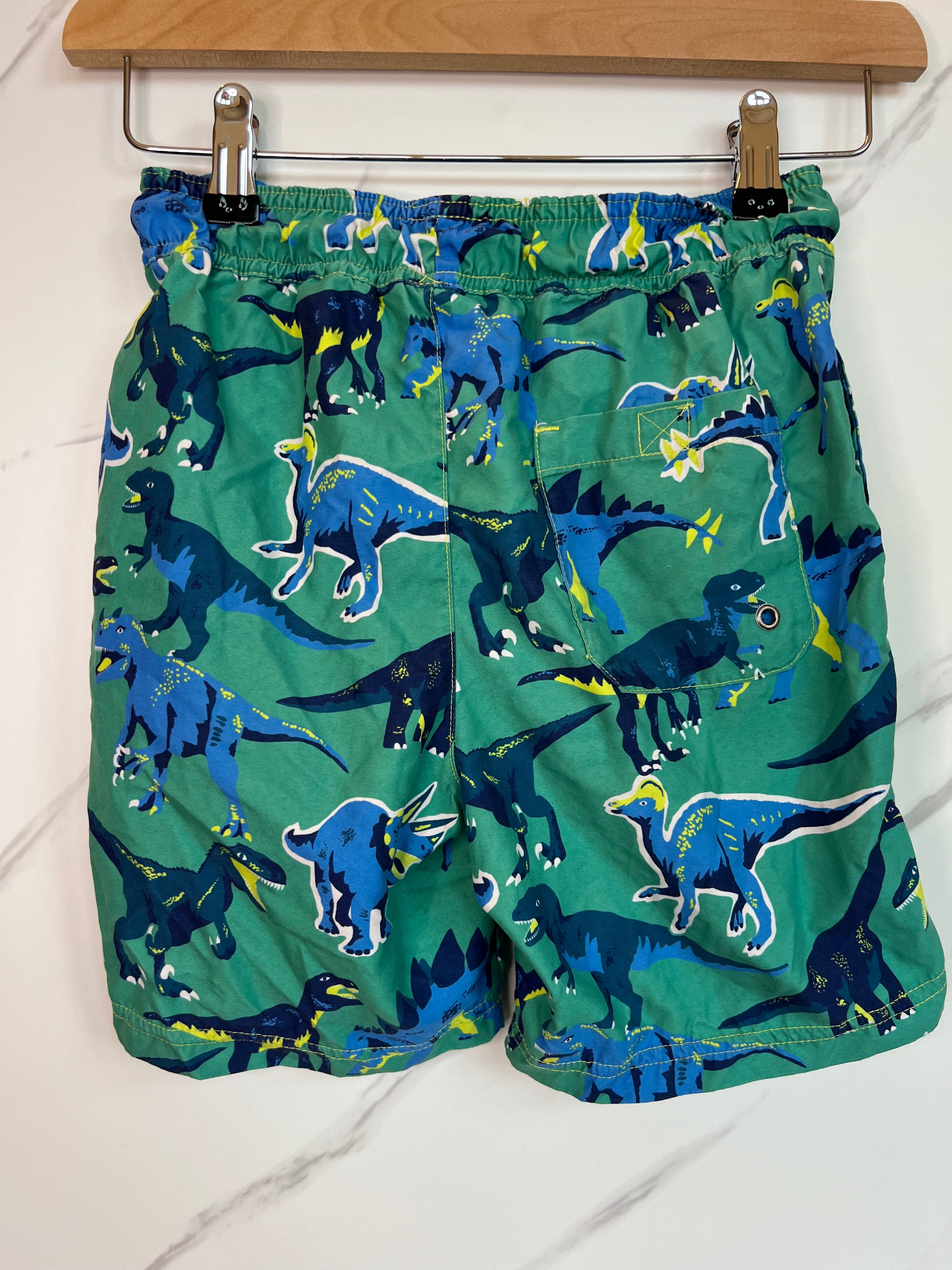 John Lewis Green Dino Swim Shorts Age 9 Years