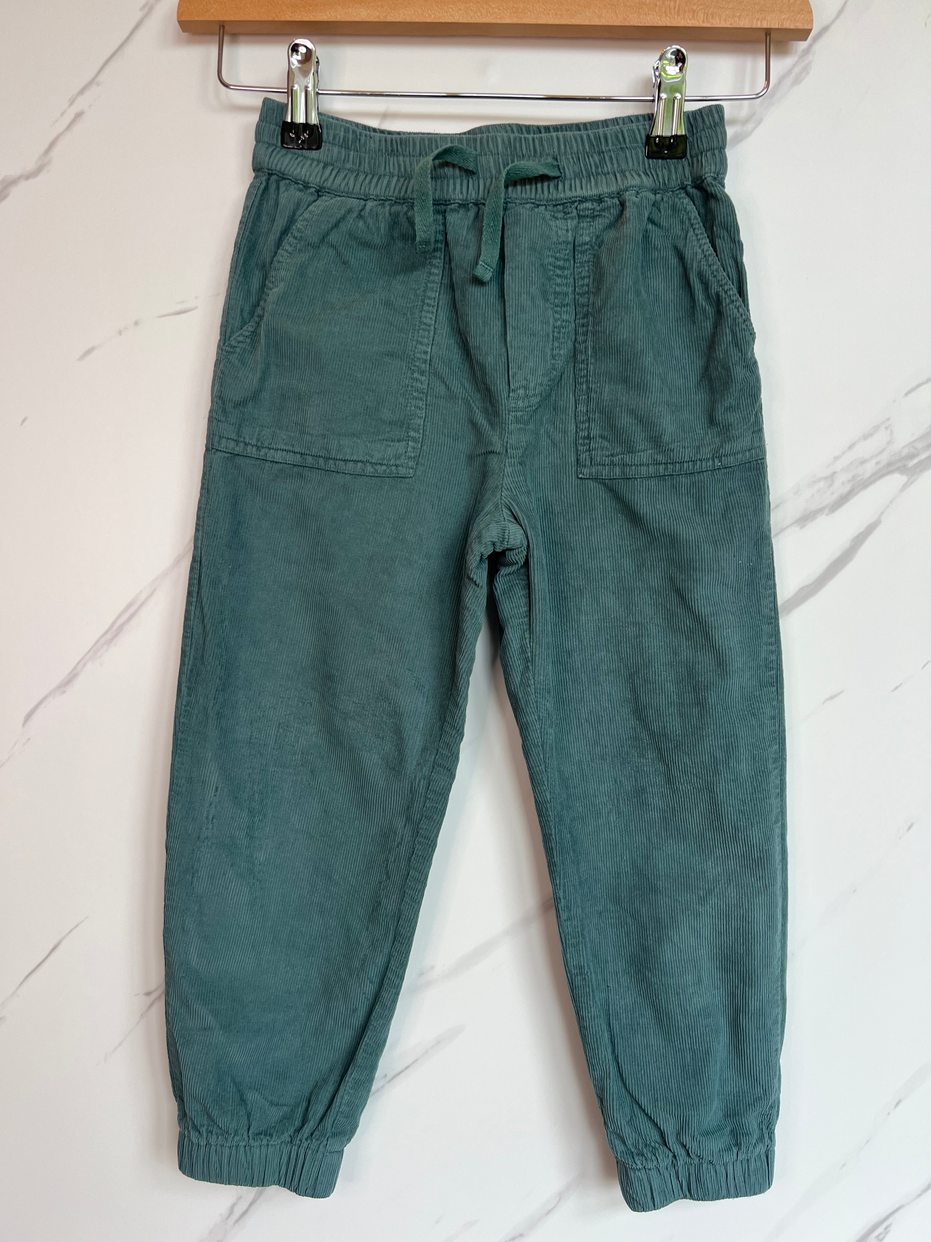 Kite Green Cord Trousers Age 6 Years