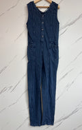 White Stuff Sleeveless Denim Jumpsuit Age 9-10 Years