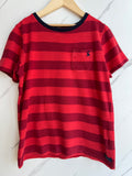 Joules Red & Burgundy Striped T-Shirt Age 12 Years