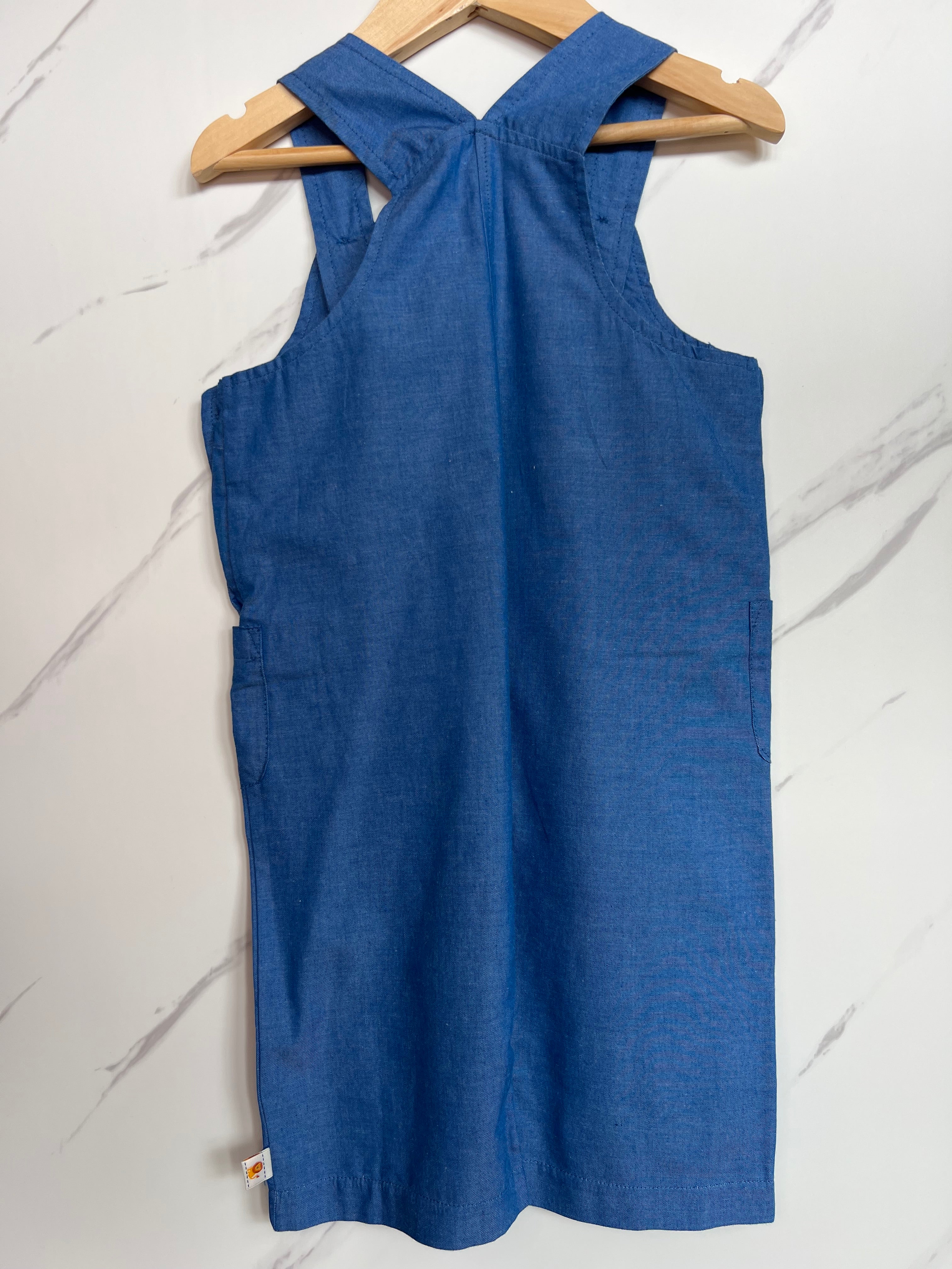 JoJo Maman Bebe Jungle Pocket Dungarees Age 18-24 Months