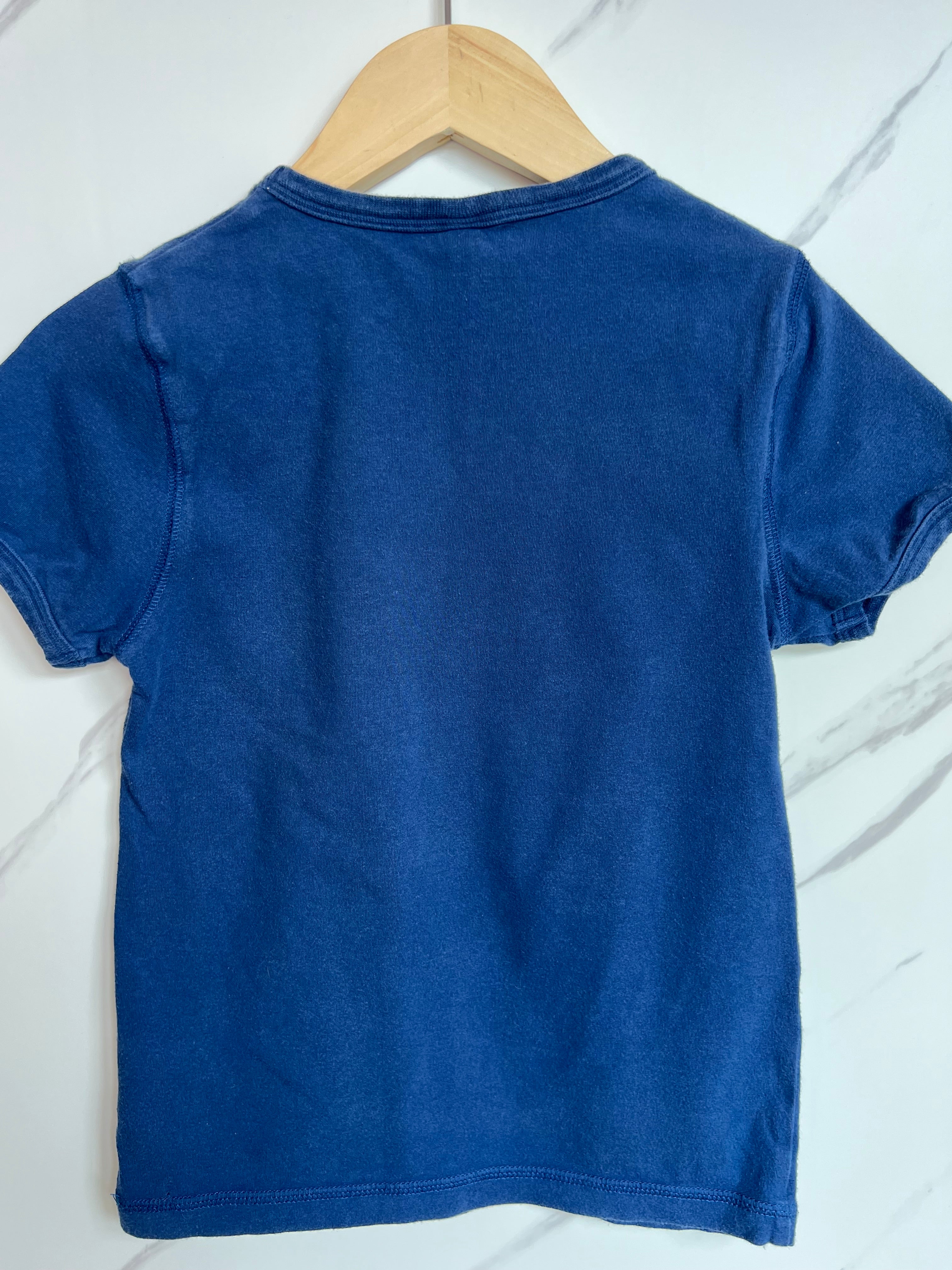 Maxomorro Navy T-Shirt Age 5-6 Years