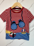 JoJo Maman Bebe Binocular T-Shirt Age 3-4 Years
