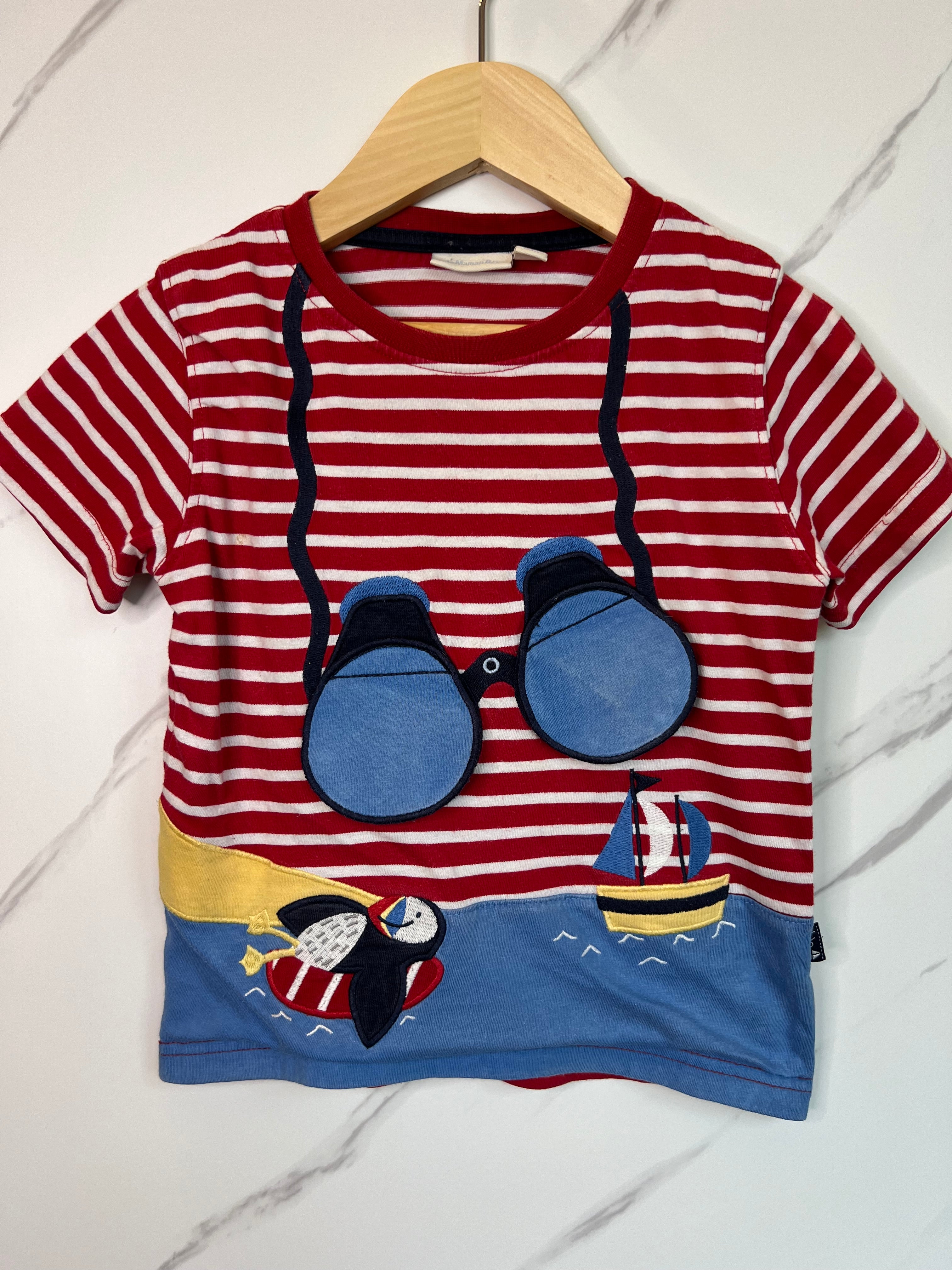 JoJo Maman Bebe Binocular T-Shirt Age 3-4 Years