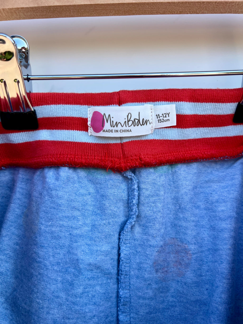 Boden Blue-Grey Polka Dot Skort Age 11-12 years