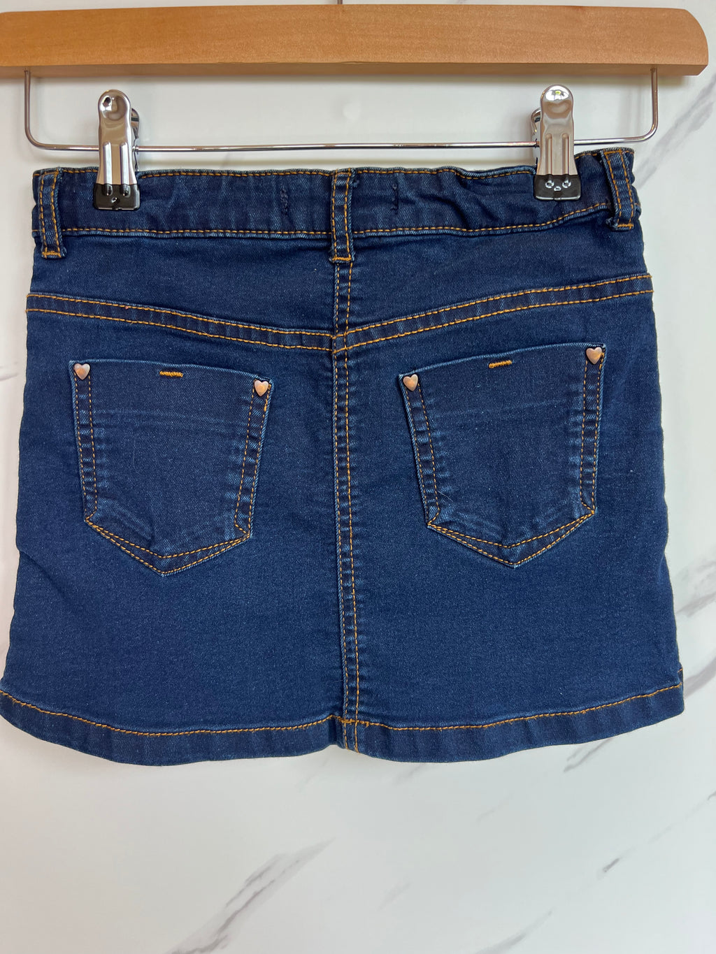 M&S Denim Skirt Age 5-6 Years