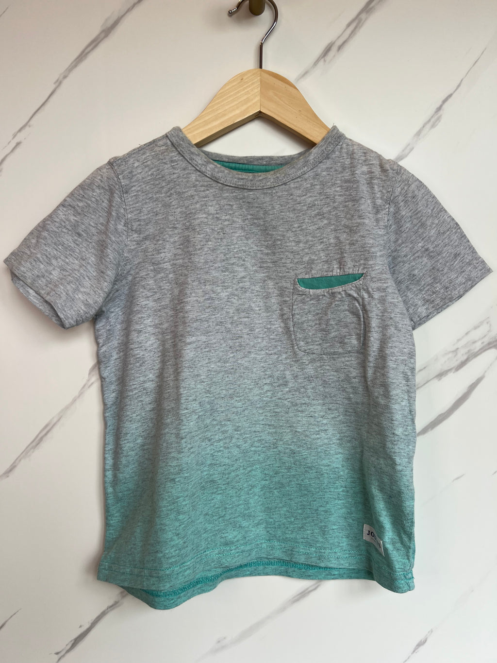 Joules Grey-Turquoise Ombre T-Shirt Age 5 Years