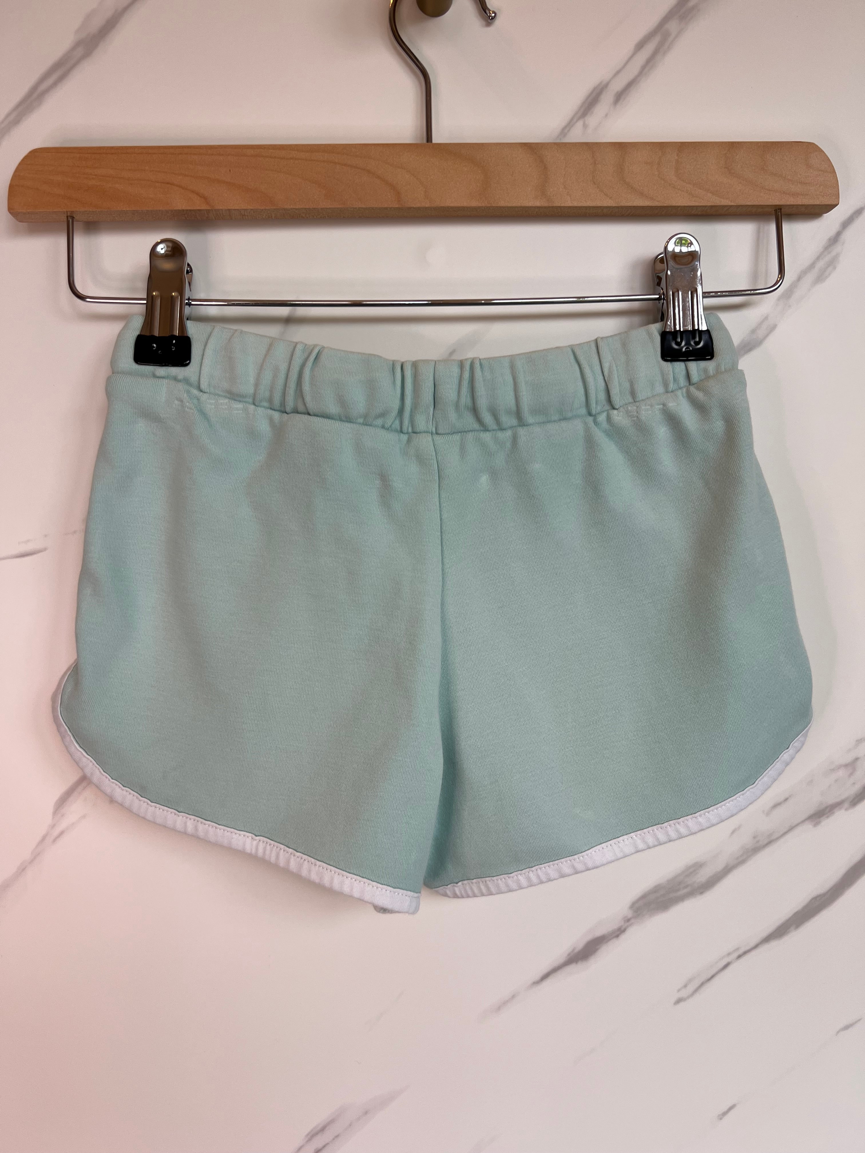 M&S Light Green Running Shorts Age 5-6 Years