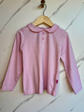 JoJo Maman Bebe Pale Pink Long-sleeved collared top Age 4-5 Years