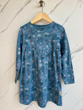 M&S Frozen Themed Long Sleeved Jersey Dress Age 5-6 Years
