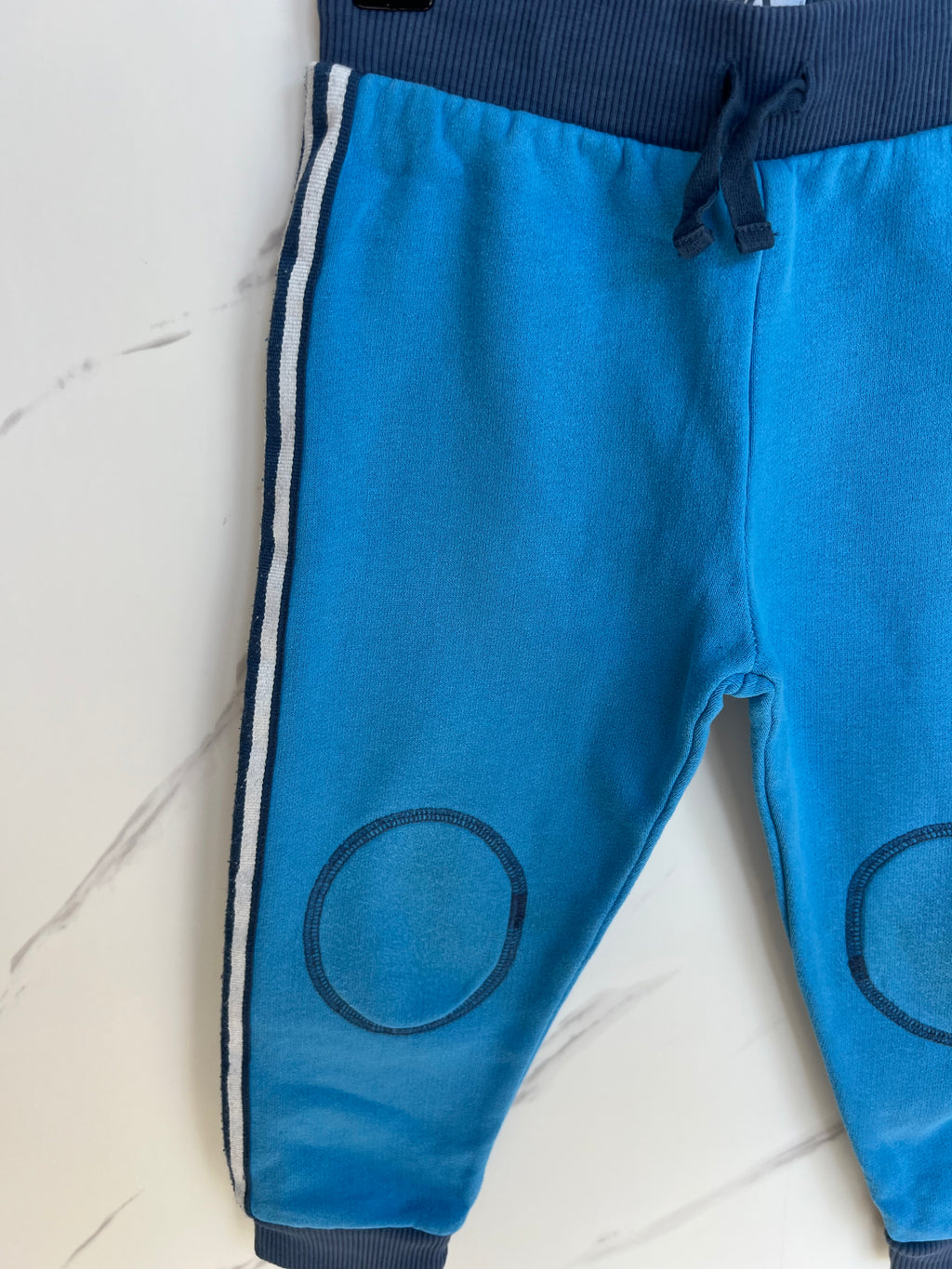 Kite Blue Knee Patch Joggers Age 3 Years
