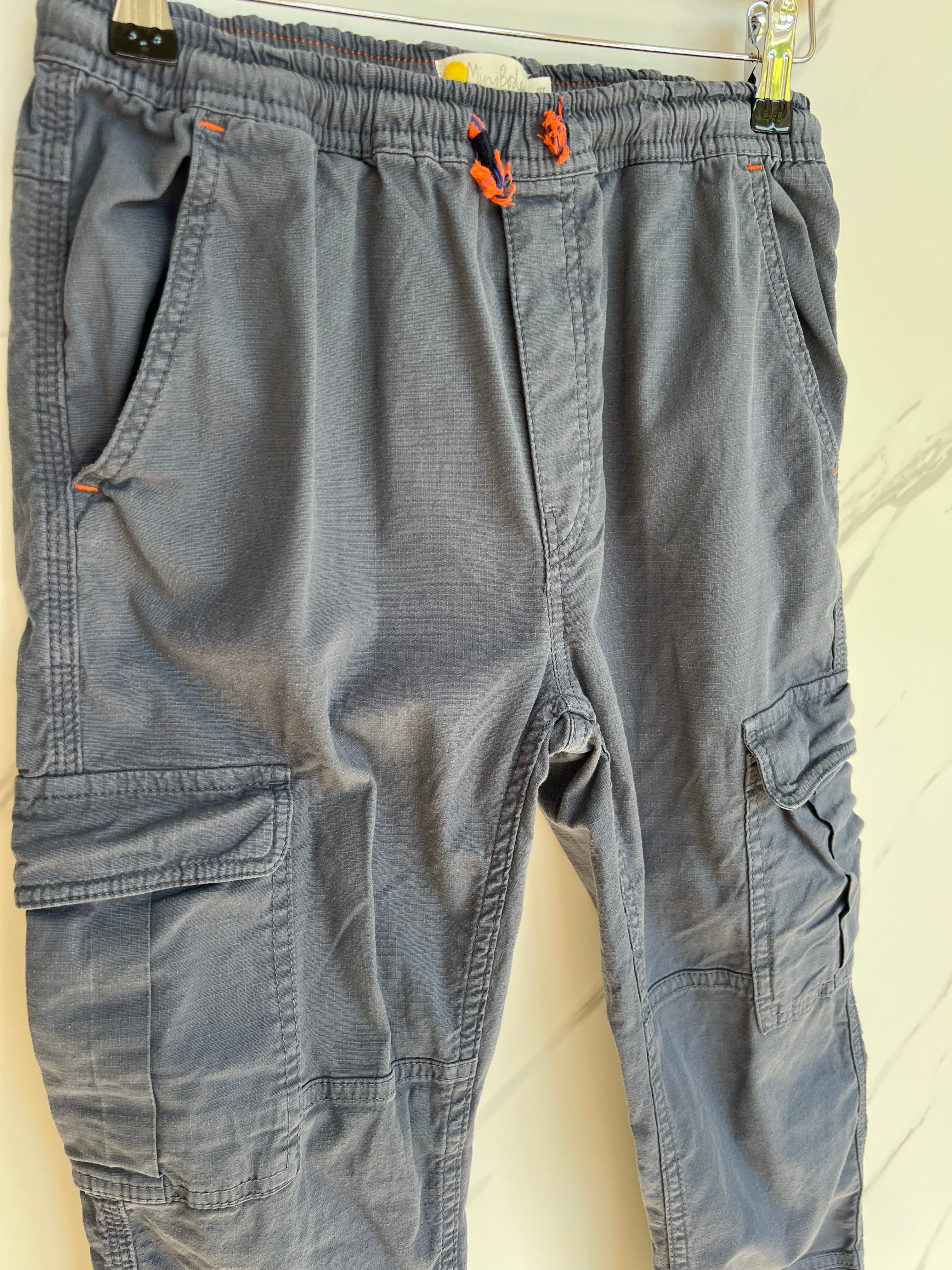 Boden Grey-Blue Cargo Trousers Age 11 Years