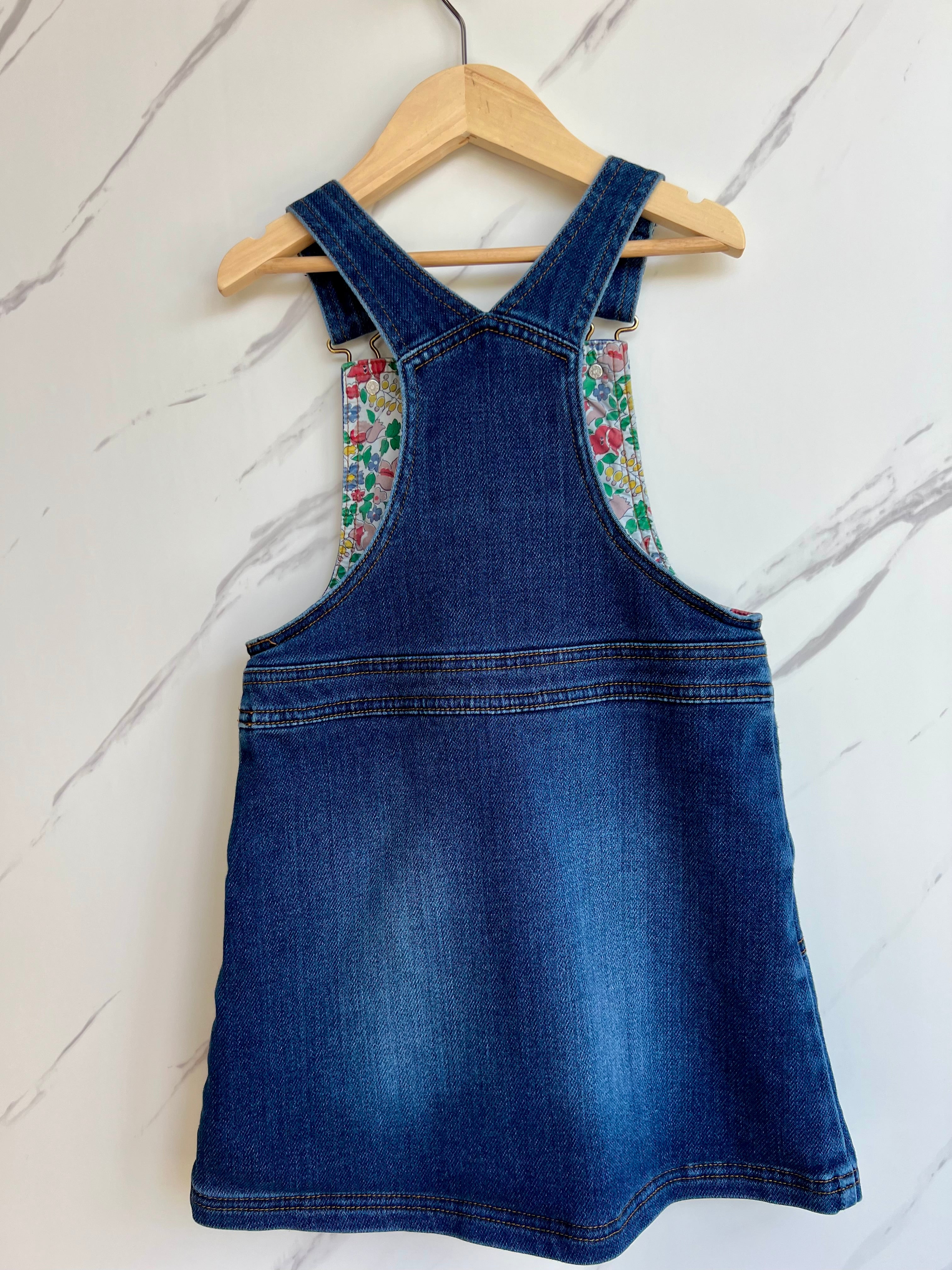 Boden Denim Dungaree Dress Age 5-6 Years