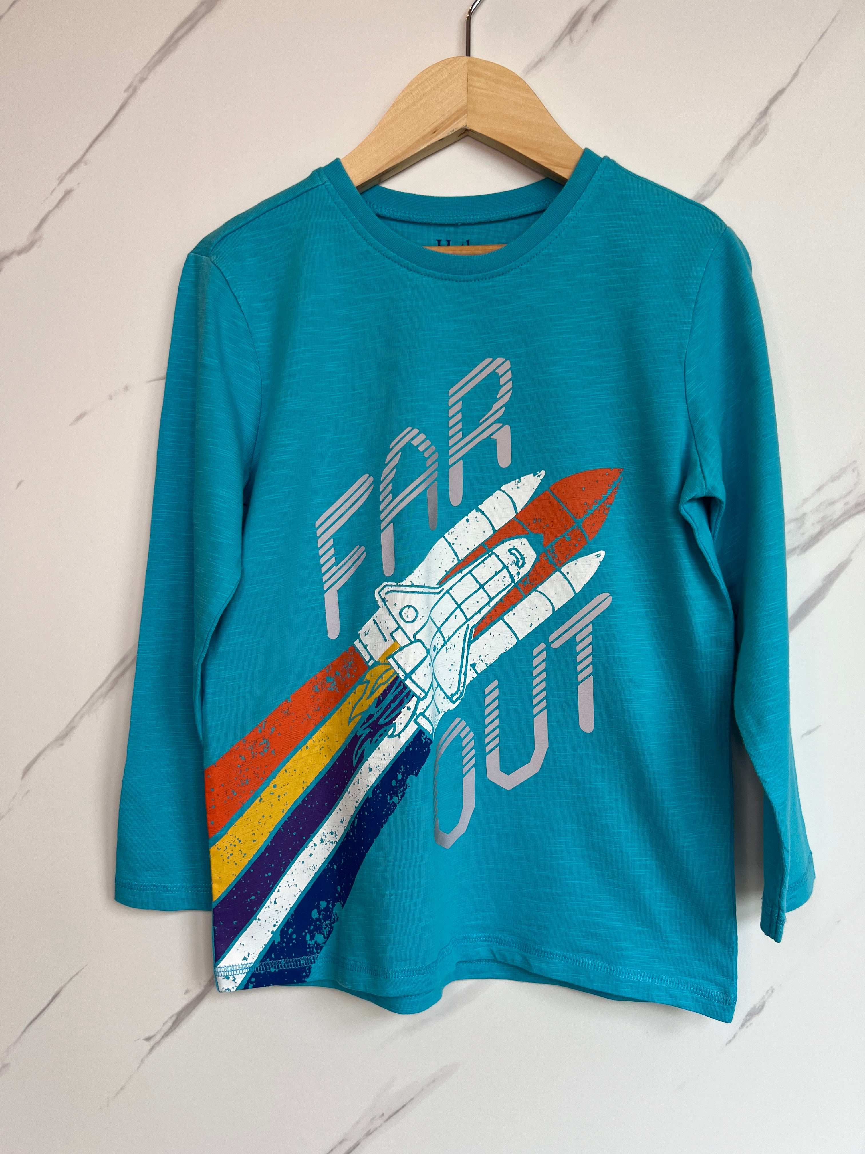 Hatley Space Rocket Long-Sleeved Top Age 5 Years