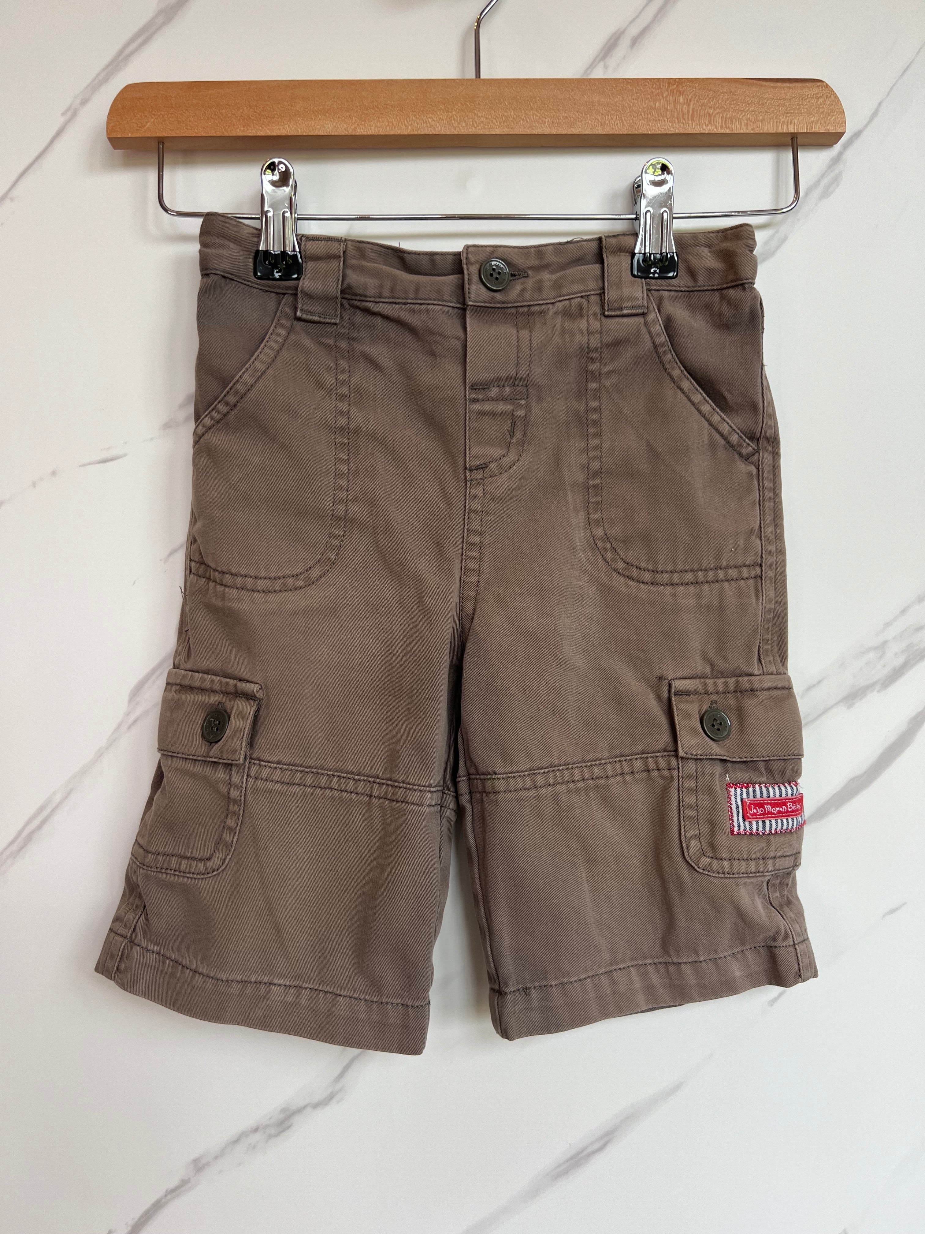 JoJo Maman Bebe Beige Cargo Shorts Age 4-5 Years