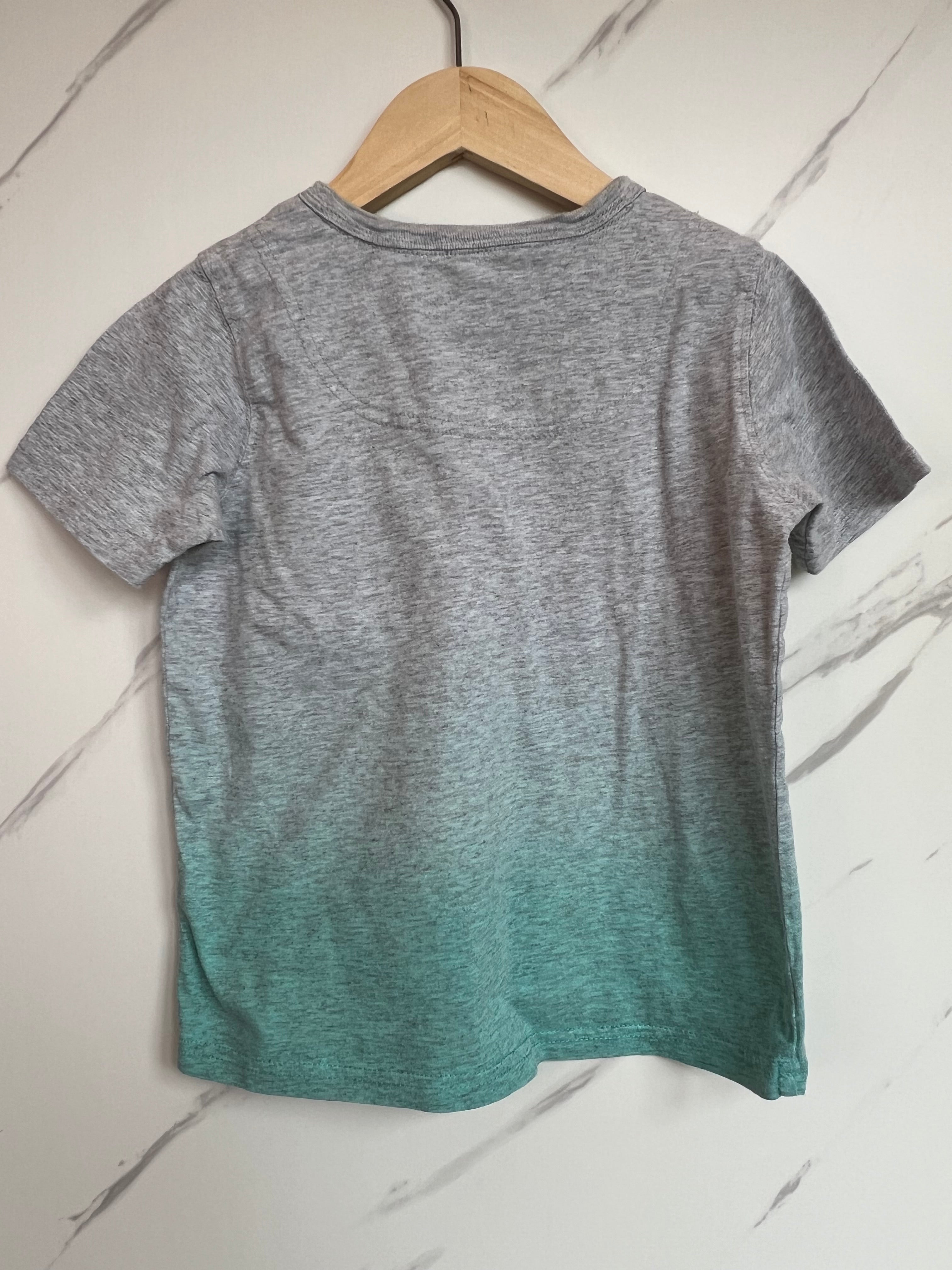 Joules Grey-Turquoise Ombre T-Shirt Age 5 Years