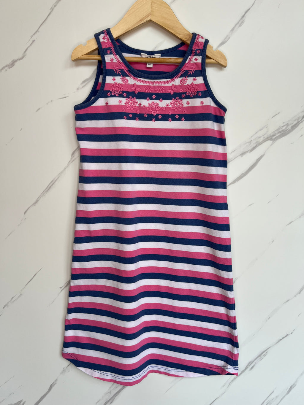 Fatface Striped Jersey Dress Age 6-7 Years