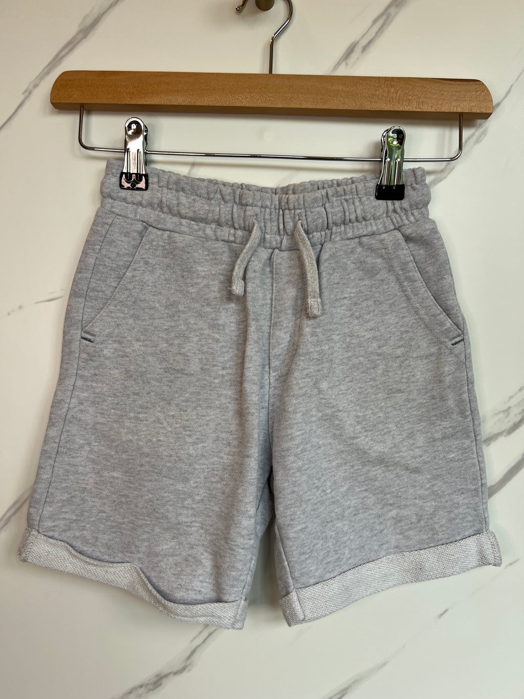 Fatface Grey Jersey Shorts Age 6-7 Years