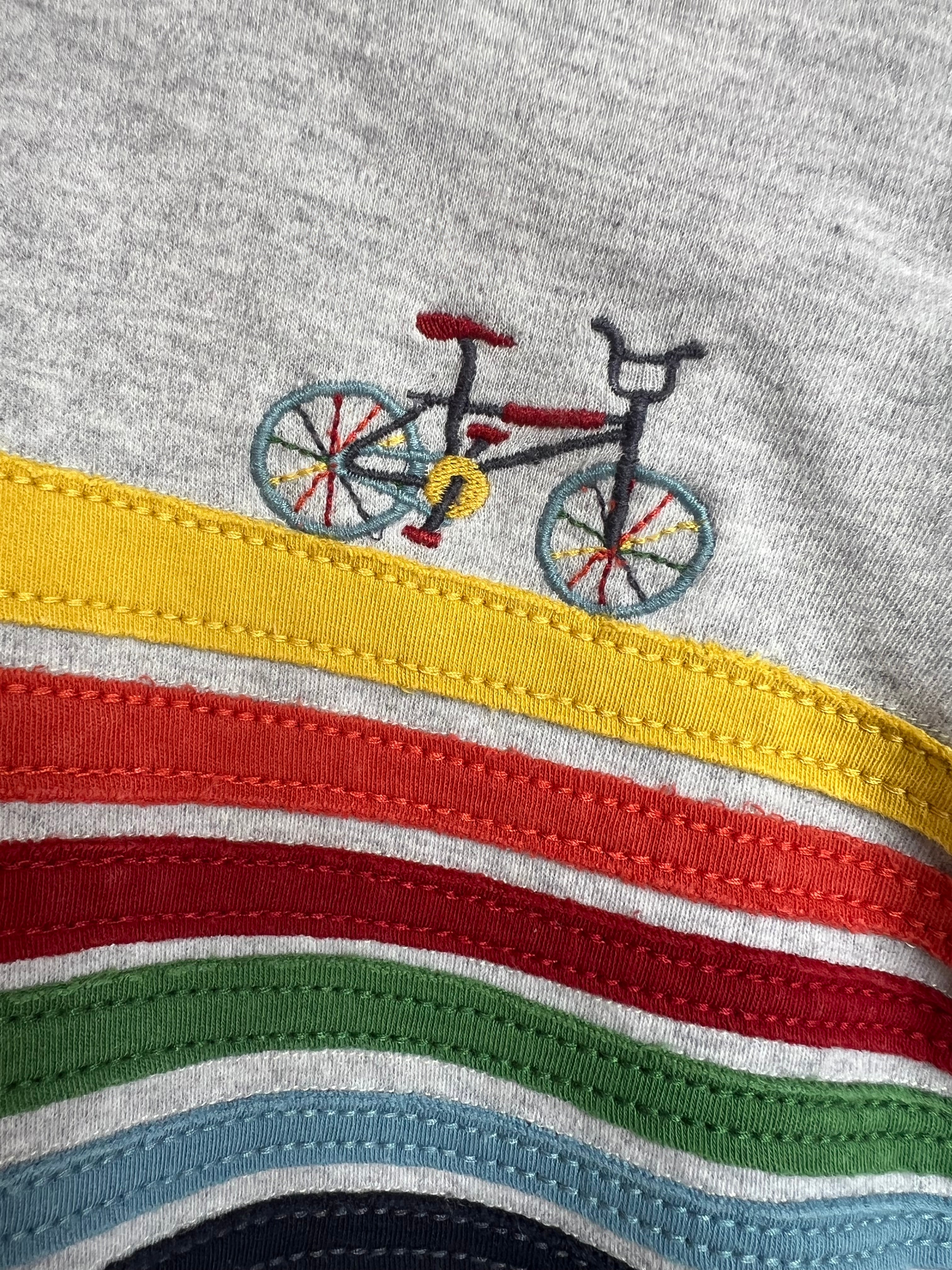 Frugi Rainbow Cycling Top Age 4-5 Years