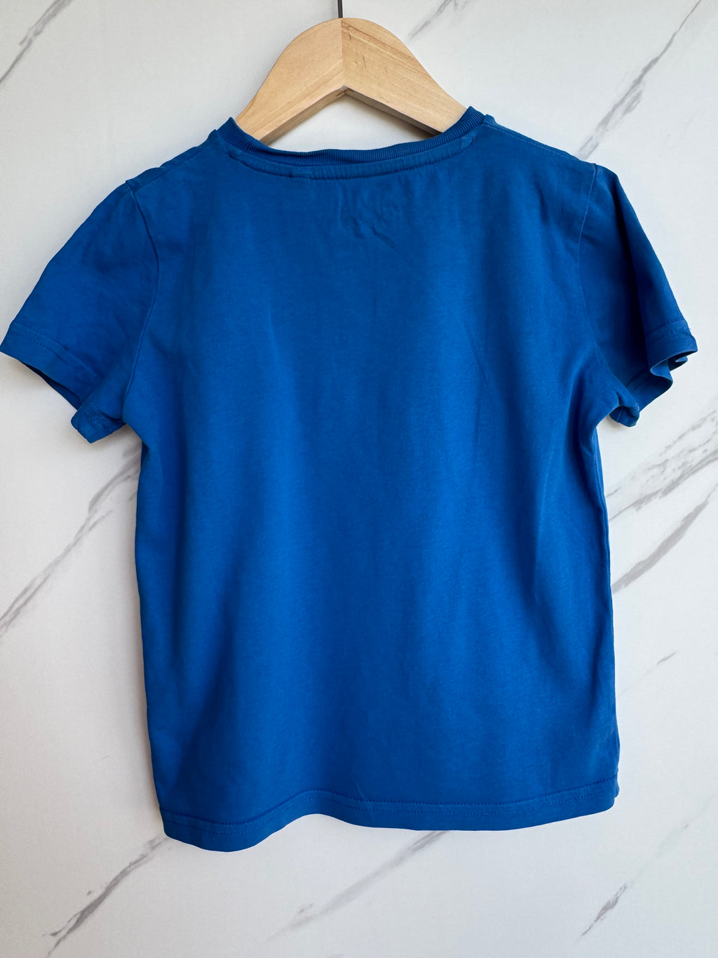 Boden Plain Blue T-Shirt Age 5-6 Years