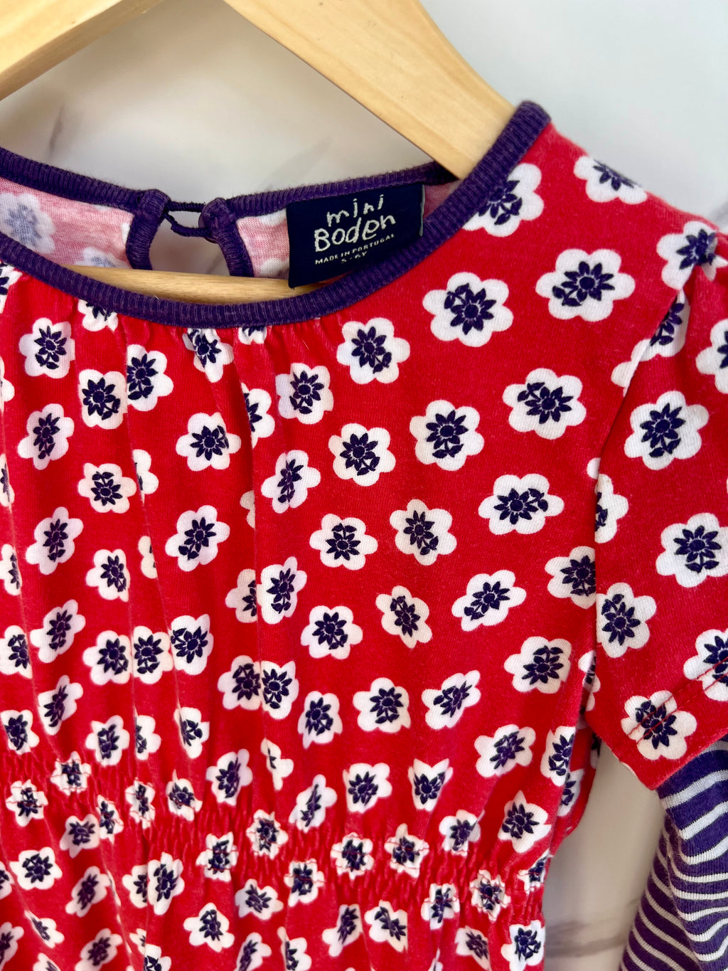 Boden Long Sleeved Jersey Dress Age 5-6 Years