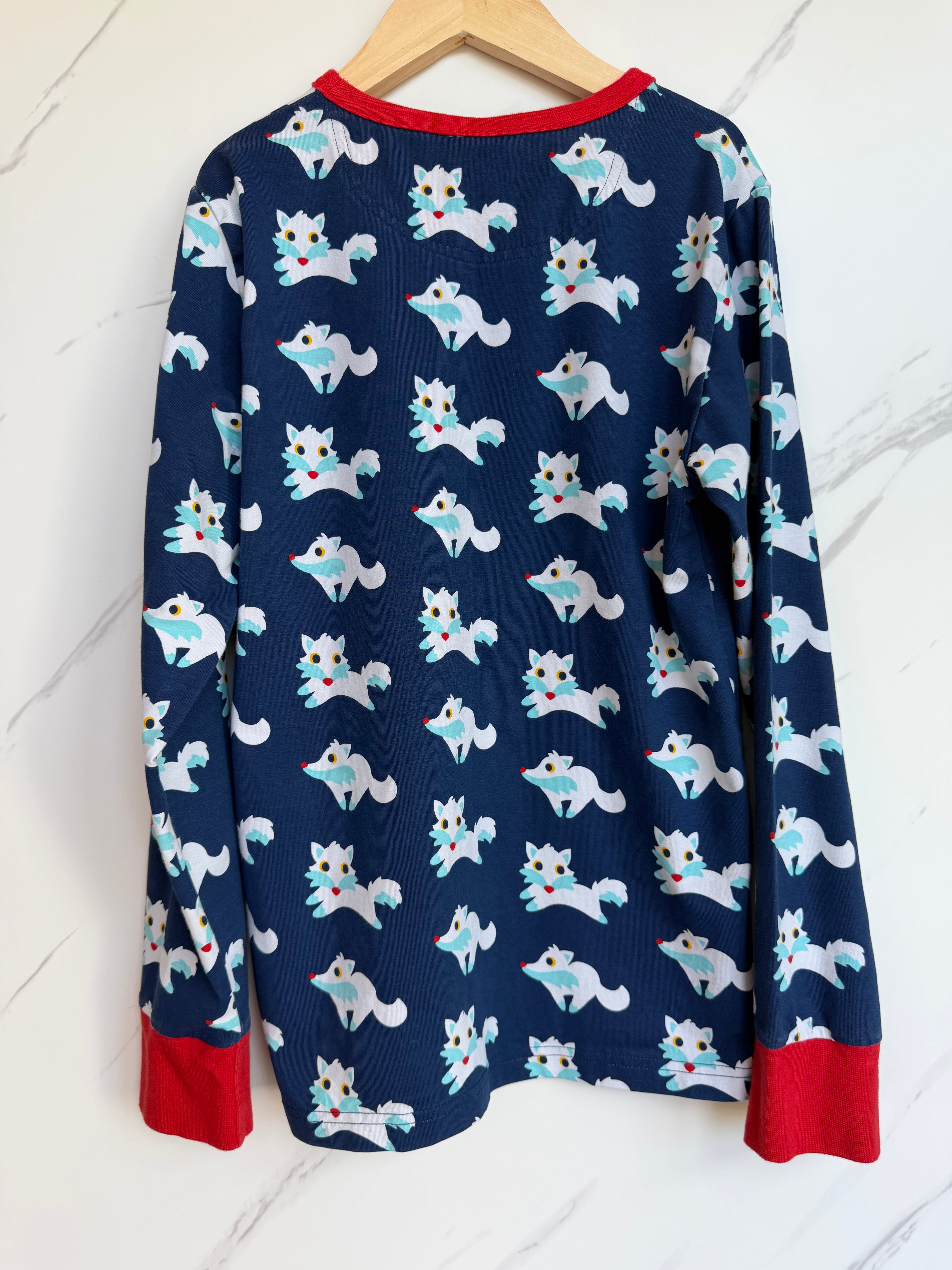 Maxomorra Navy Long-Sleeved Top Age 10-12 Years