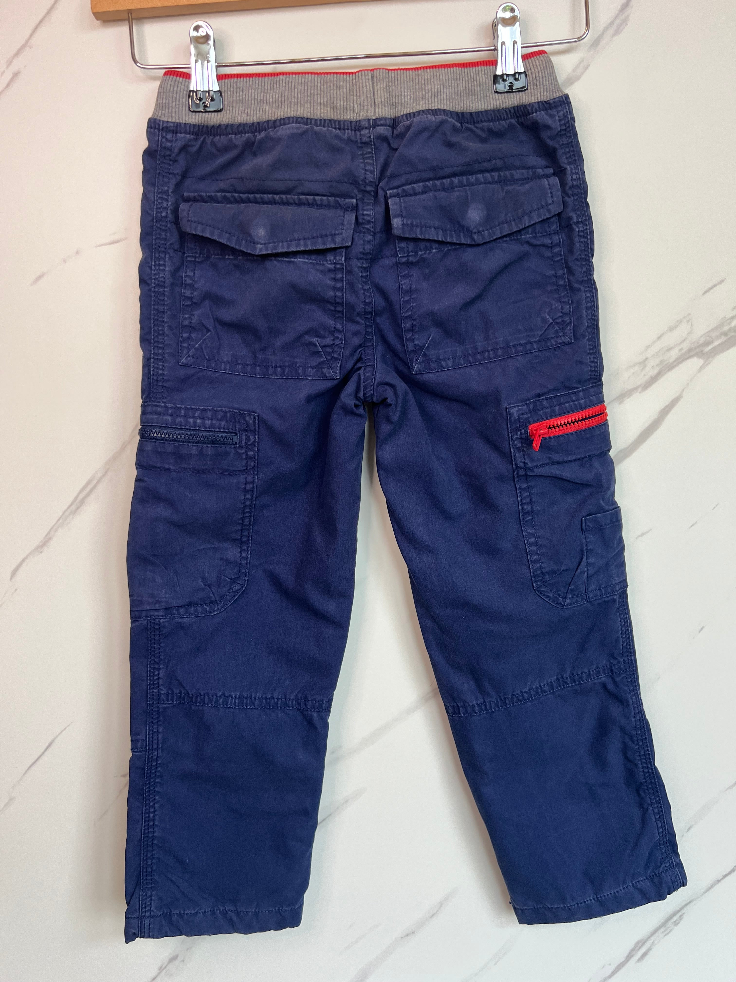 Boden Navy Lined Pocket Trousers Age 5 Years